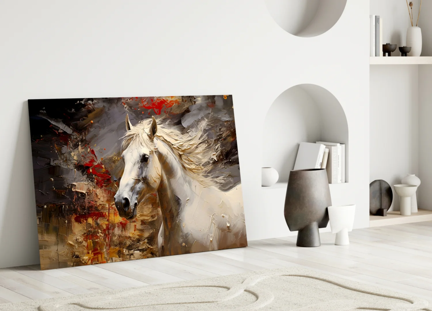 Horse Art Glass Wall Art - Image 3
