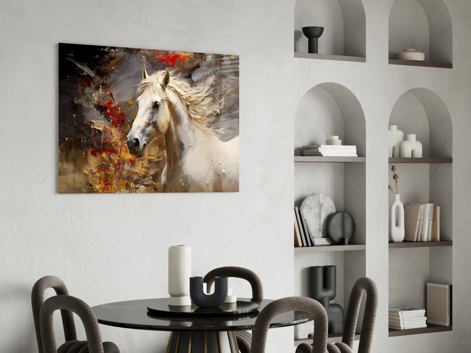 Horse Art Glass Wall Art - Image 5