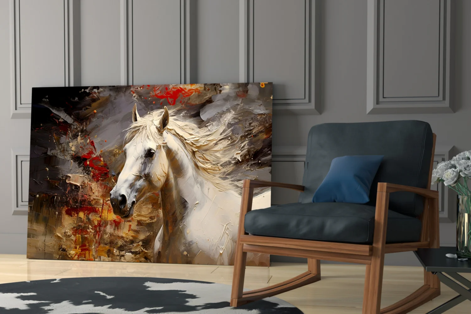 Horse Art Glass Wall Art - Image 6