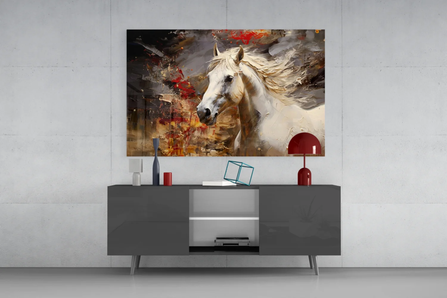 Horse Art Glass Wall Art - Image 8