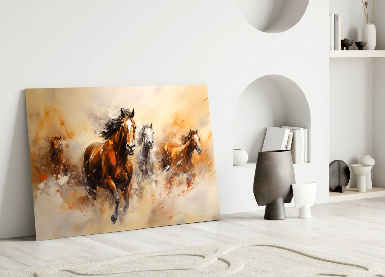 Horse Art Glass Wall Art - Image 3