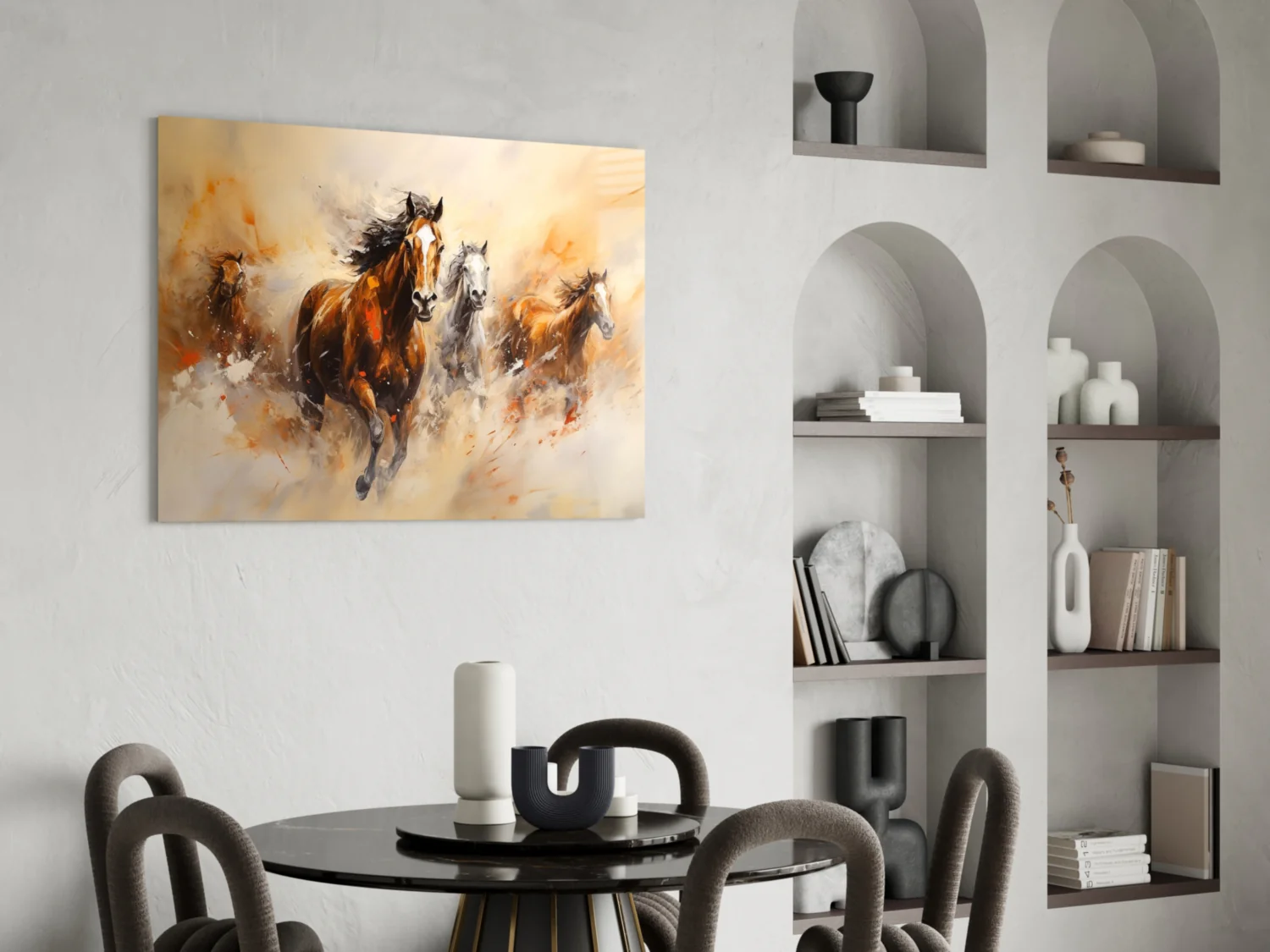 Horse Art Glass Wall Art - Image 5