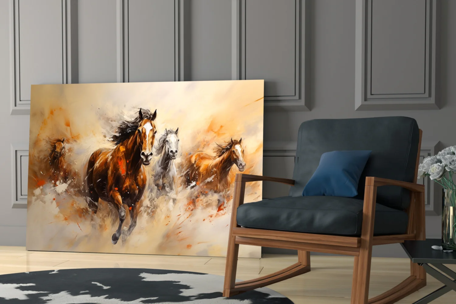 Horse Art Glass Wall Art - Image 6