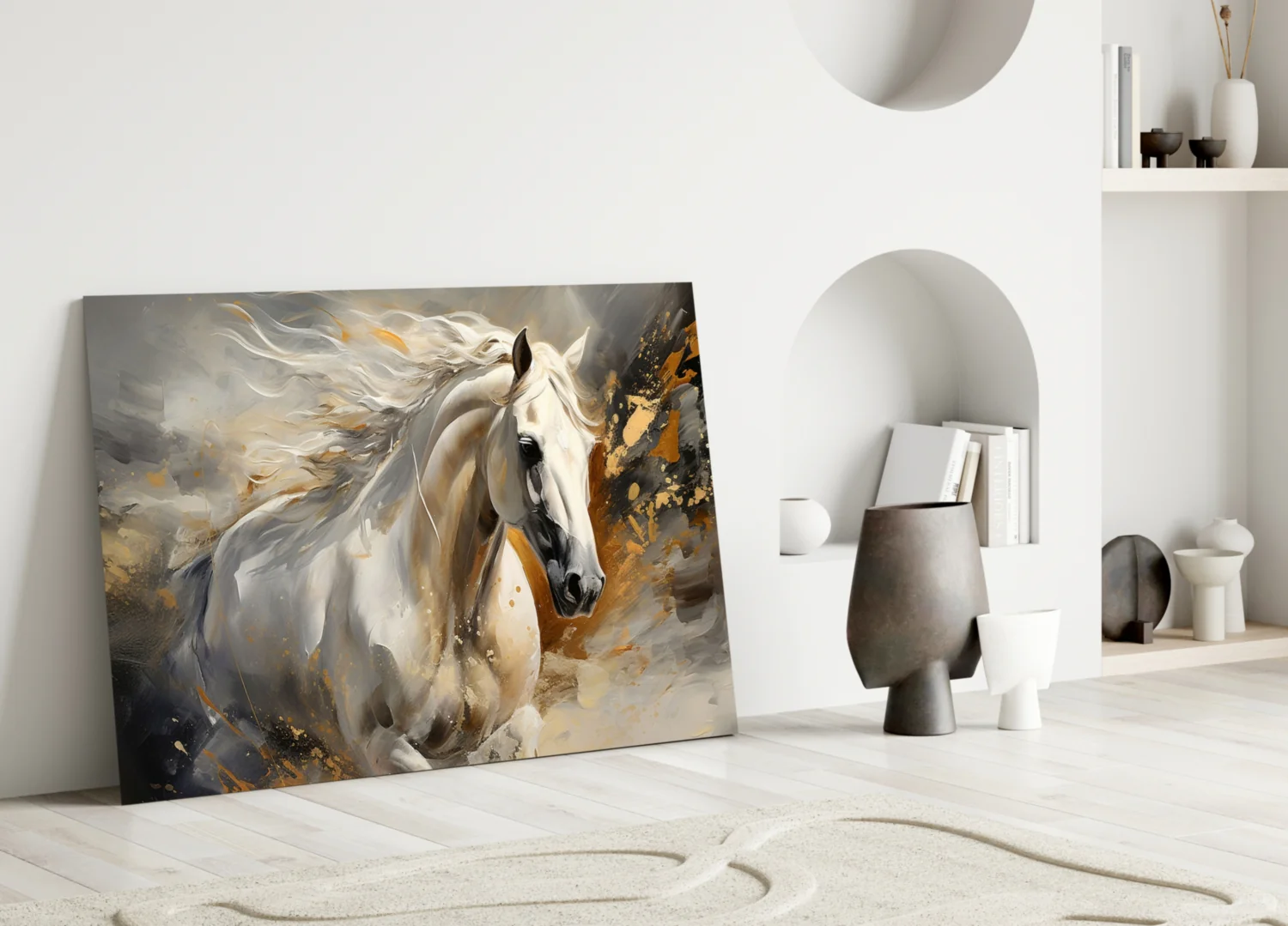 Horse Art Glass Wall Art - Image 3