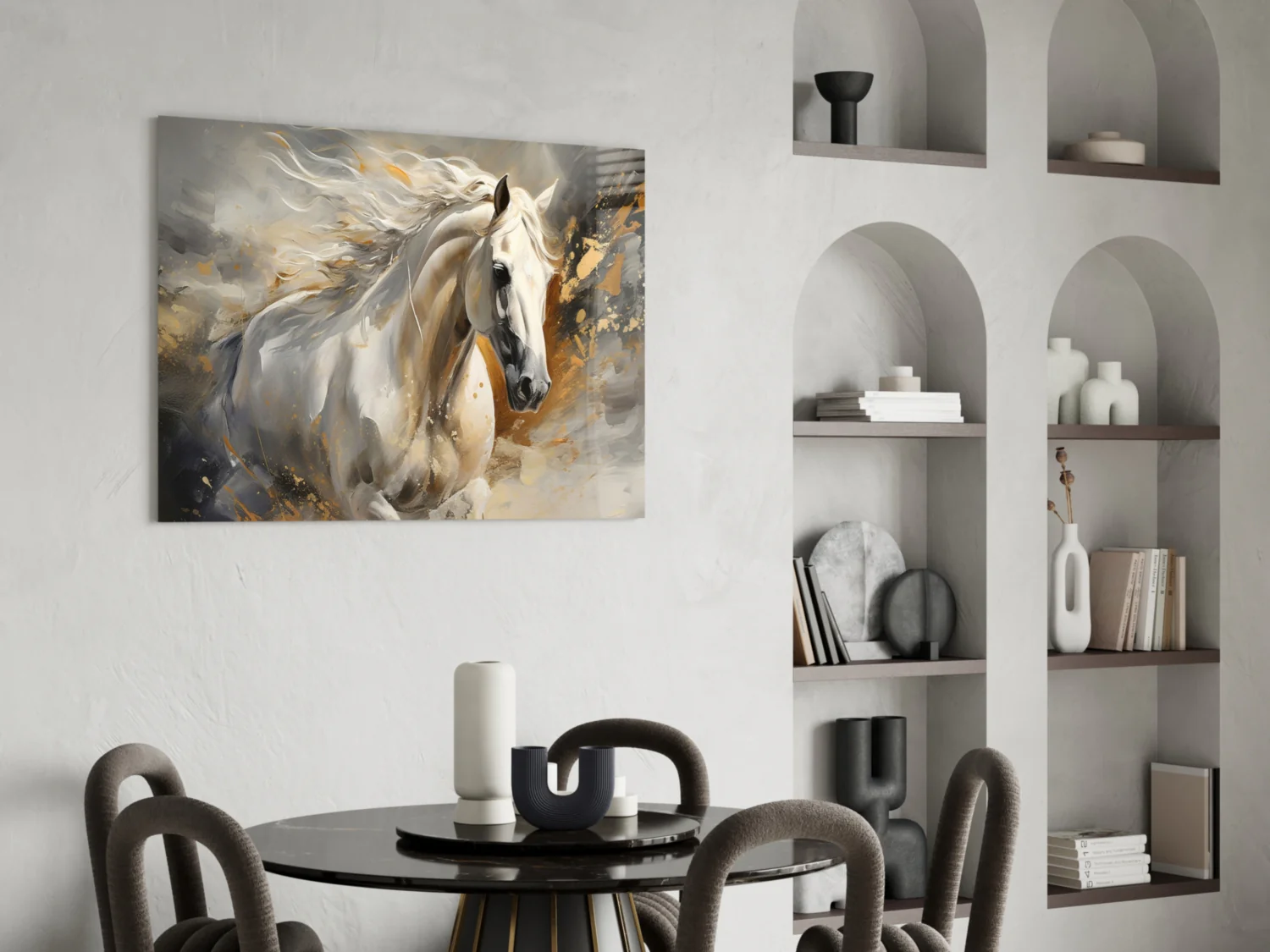 Horse Art Glass Wall Art - Image 5