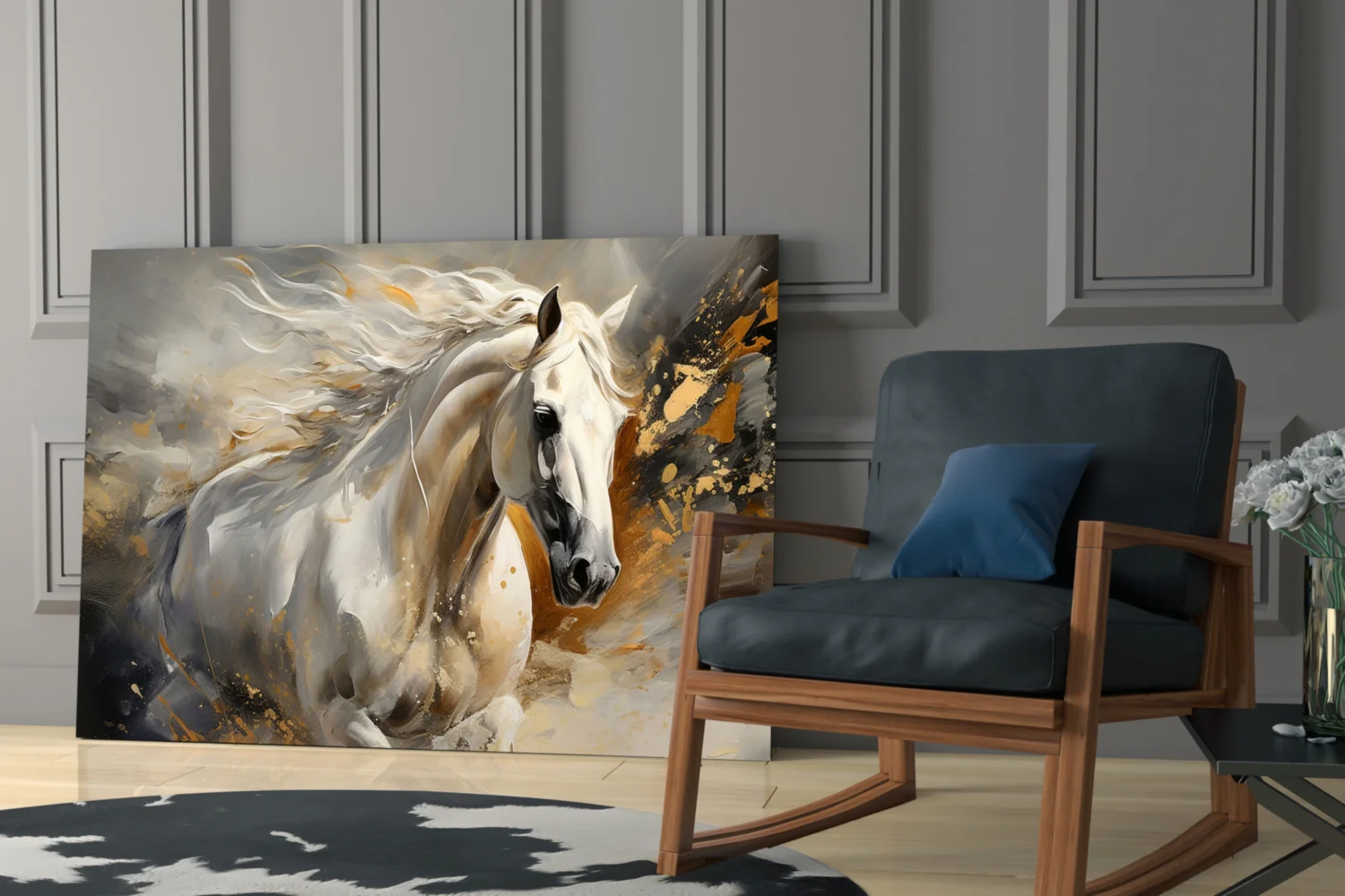 Horse Art Glass Wall Art - Image 6