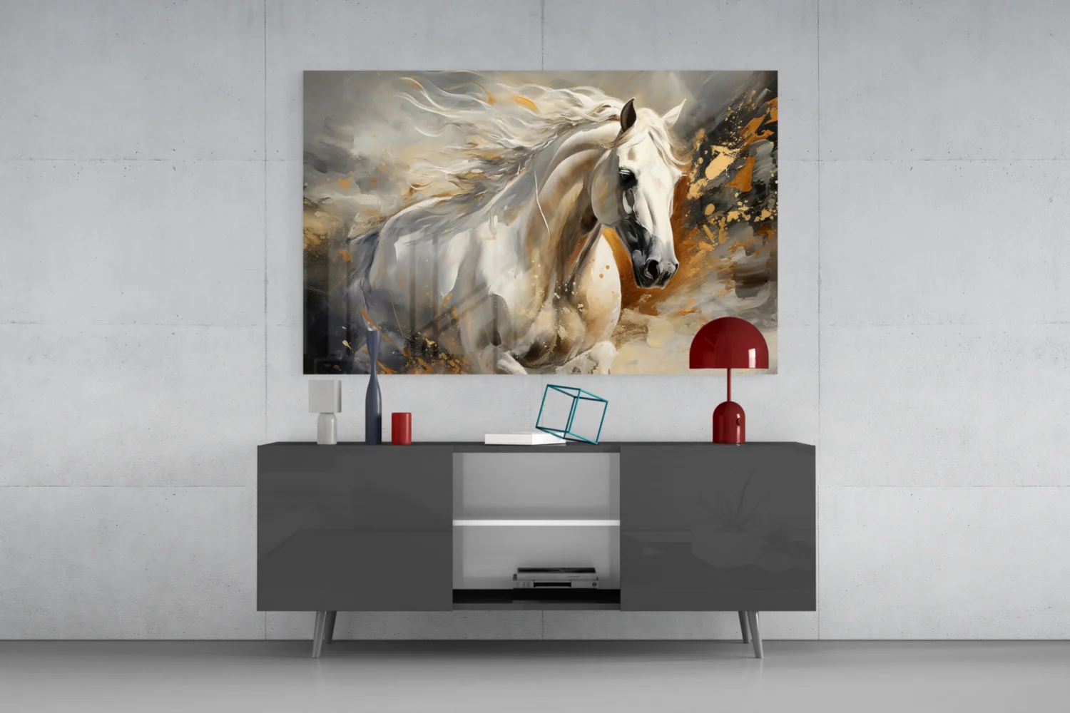 Horse Art Glass Wall Art - Image 8