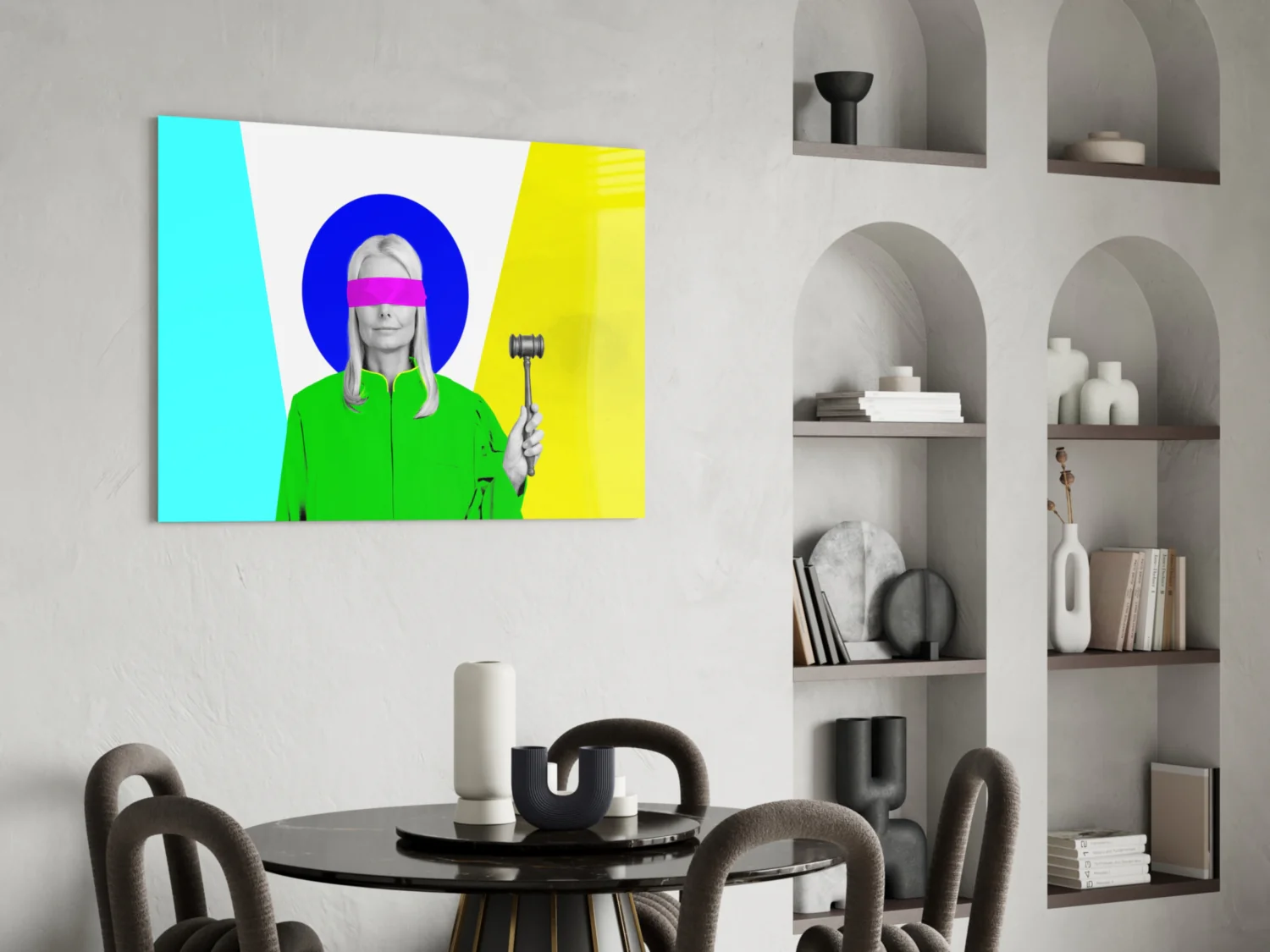 Justice Of Colors Glass Wall Art - Image 5