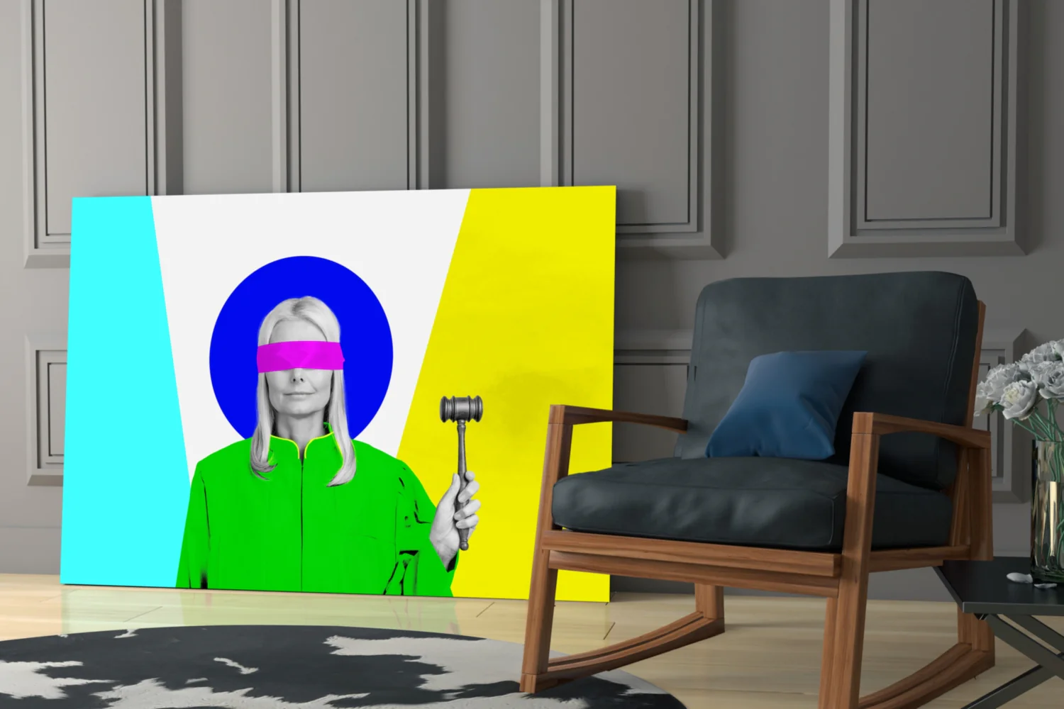 Justice Of Colors Glass Wall Art - Image 6