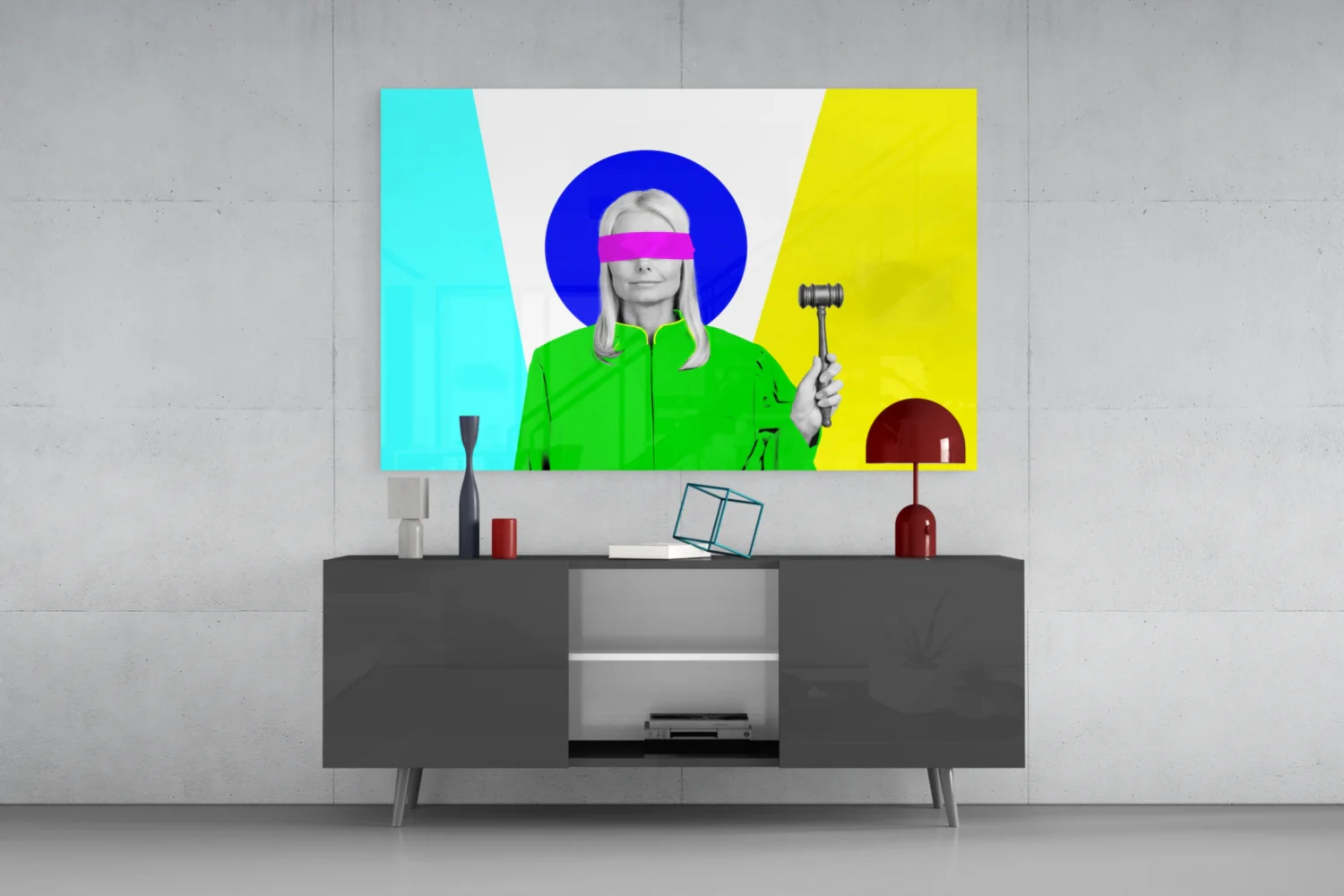 Justice Of Colors Glass Wall Art - Image 8
