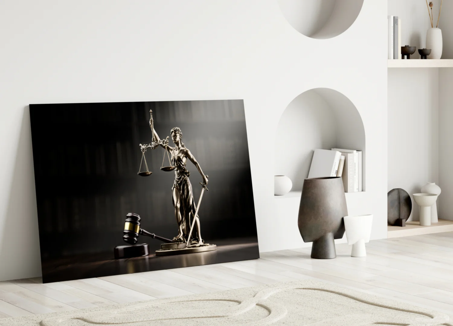 Justice Glass Wall Art - Image 3