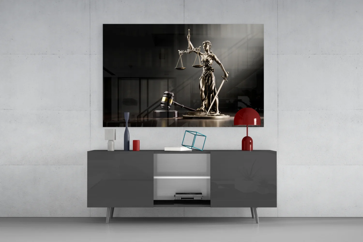 Justice Glass Wall Art - Image 8