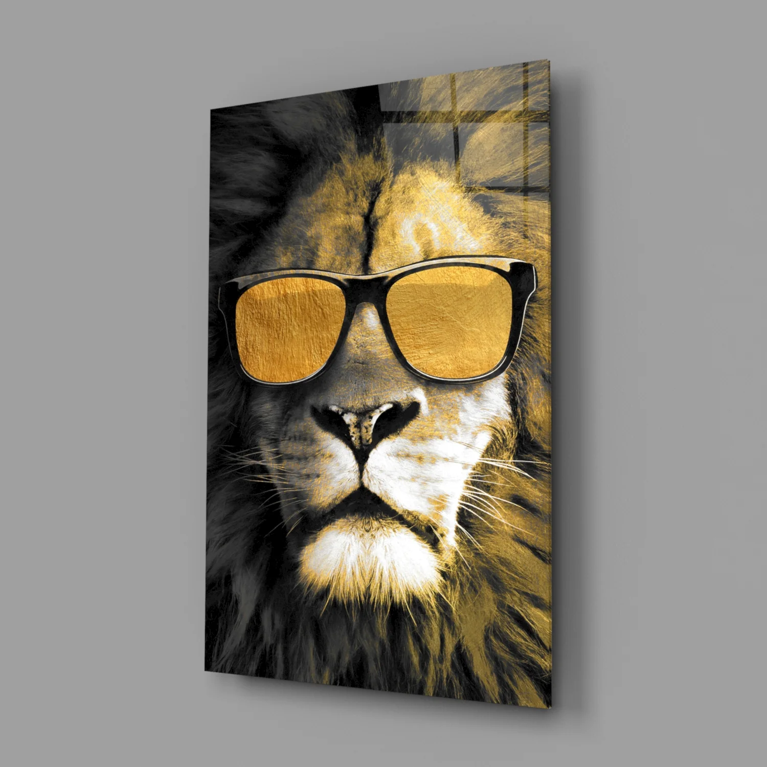Lion Glass Wall Art - Image 2