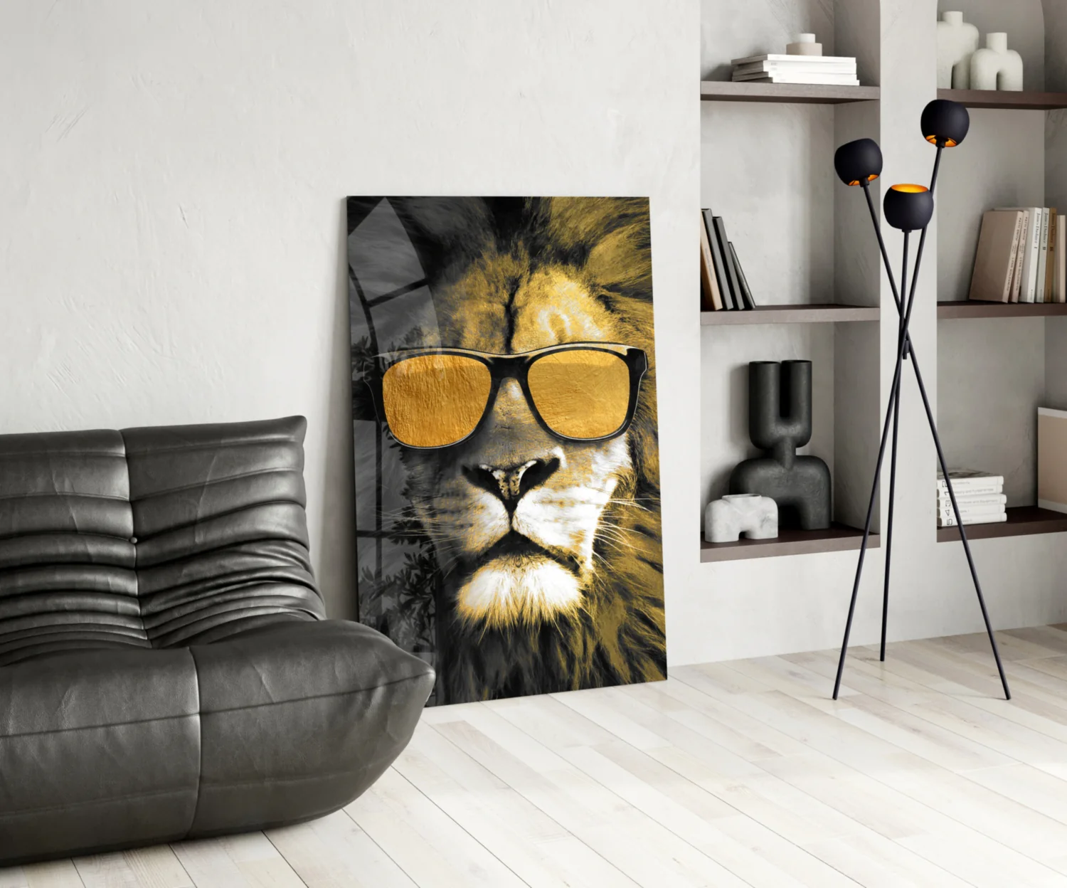 Lion Glass Wall Art - Image 5