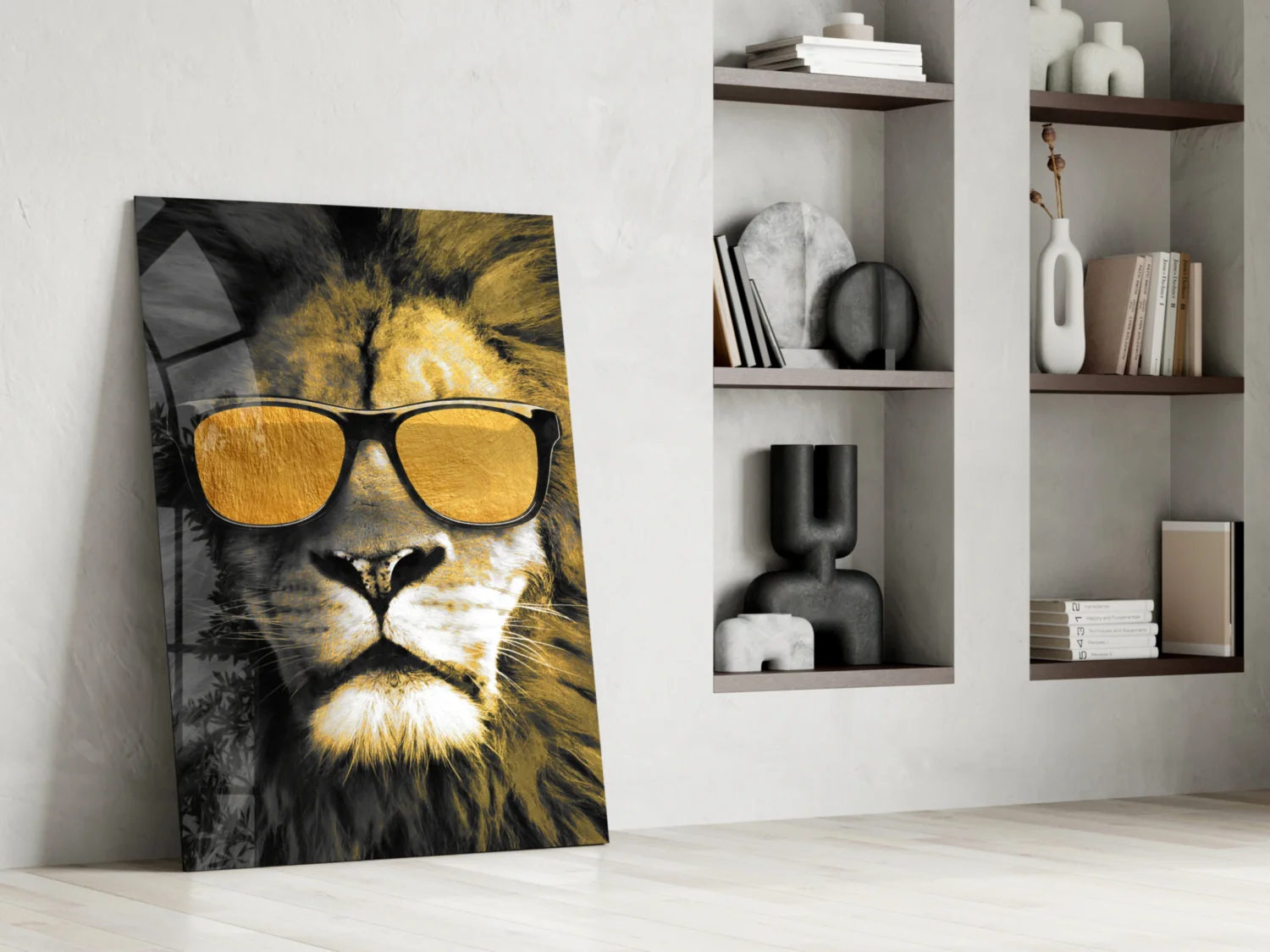 Lion Glass Wall Art - Image 6