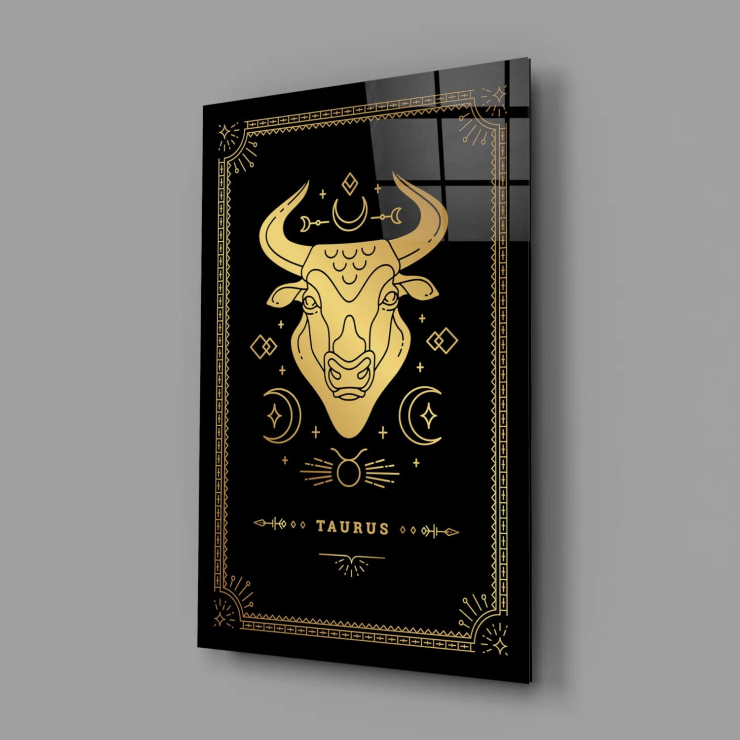 Taurus Glass Wall Art - Image 2