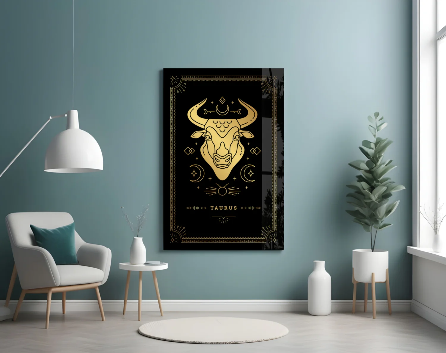 Taurus Glass Wall Art - Image 4