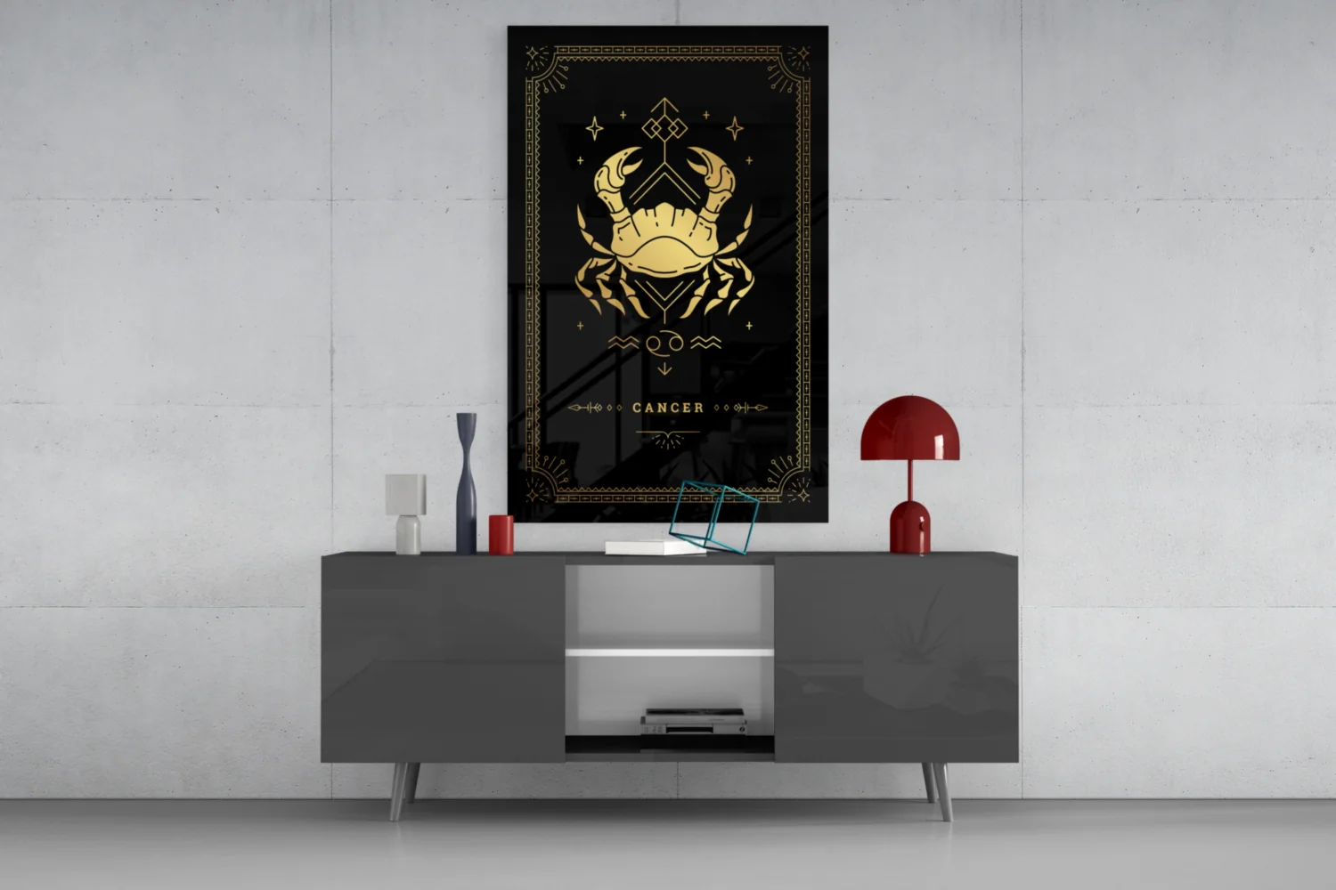 Cancer Glass Wall Art - Image 8