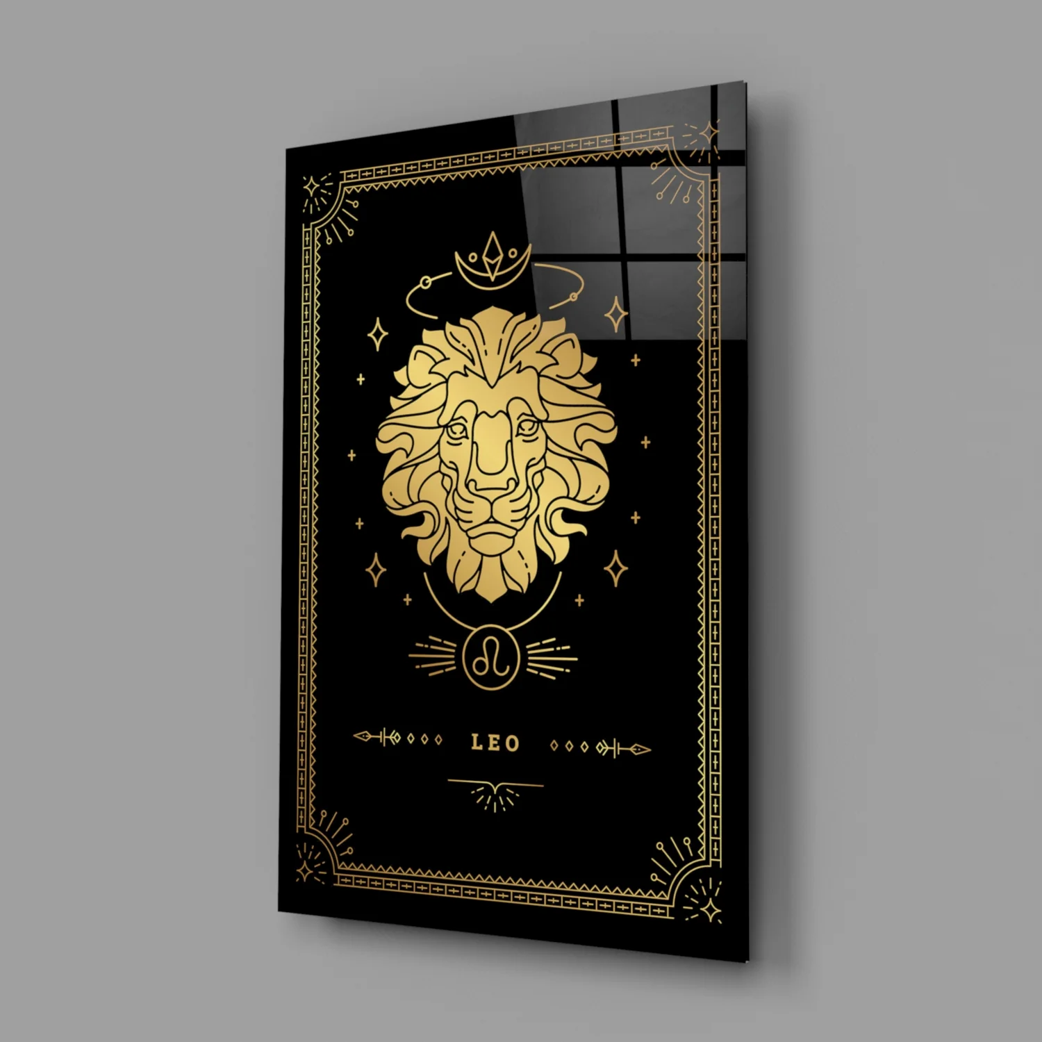 Leo Glass Wall Art - Image 2