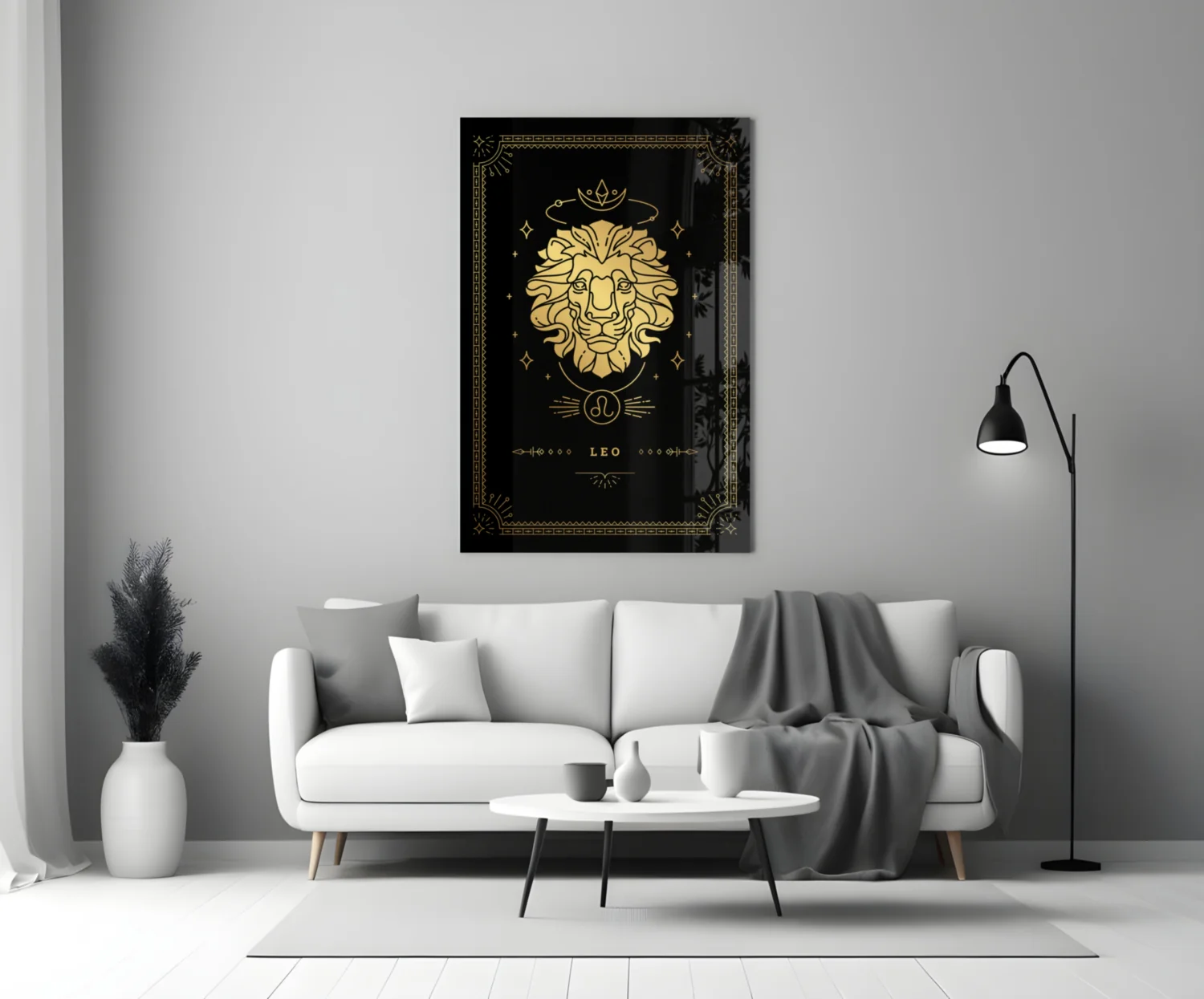 Leo Glass Wall Art - Image 3