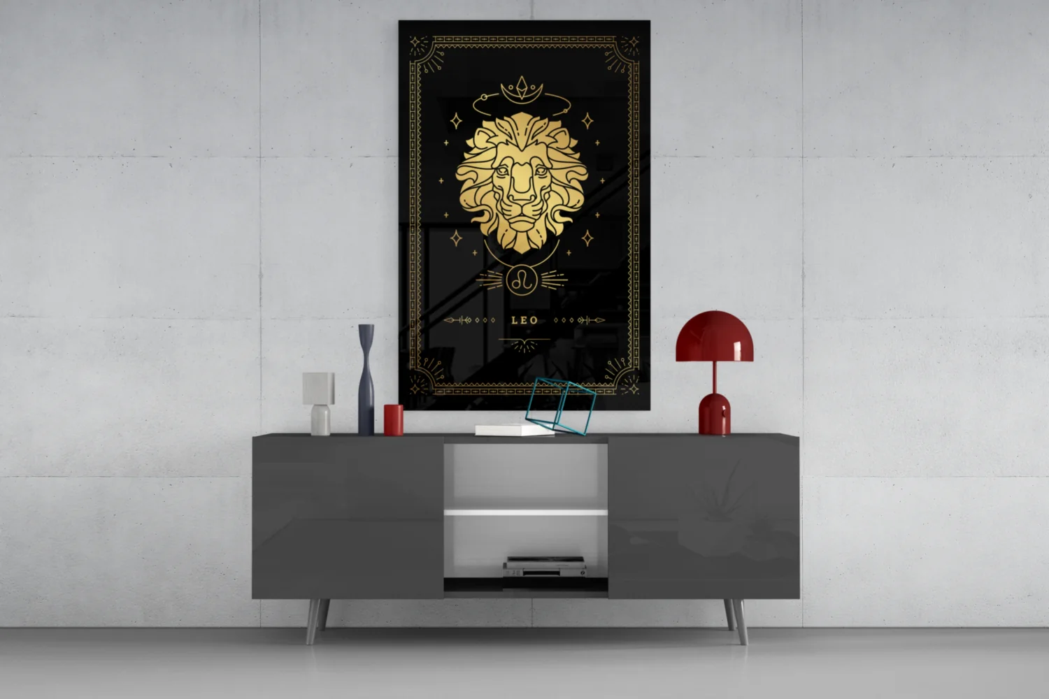 Leo Glass Wall Art - Image 8