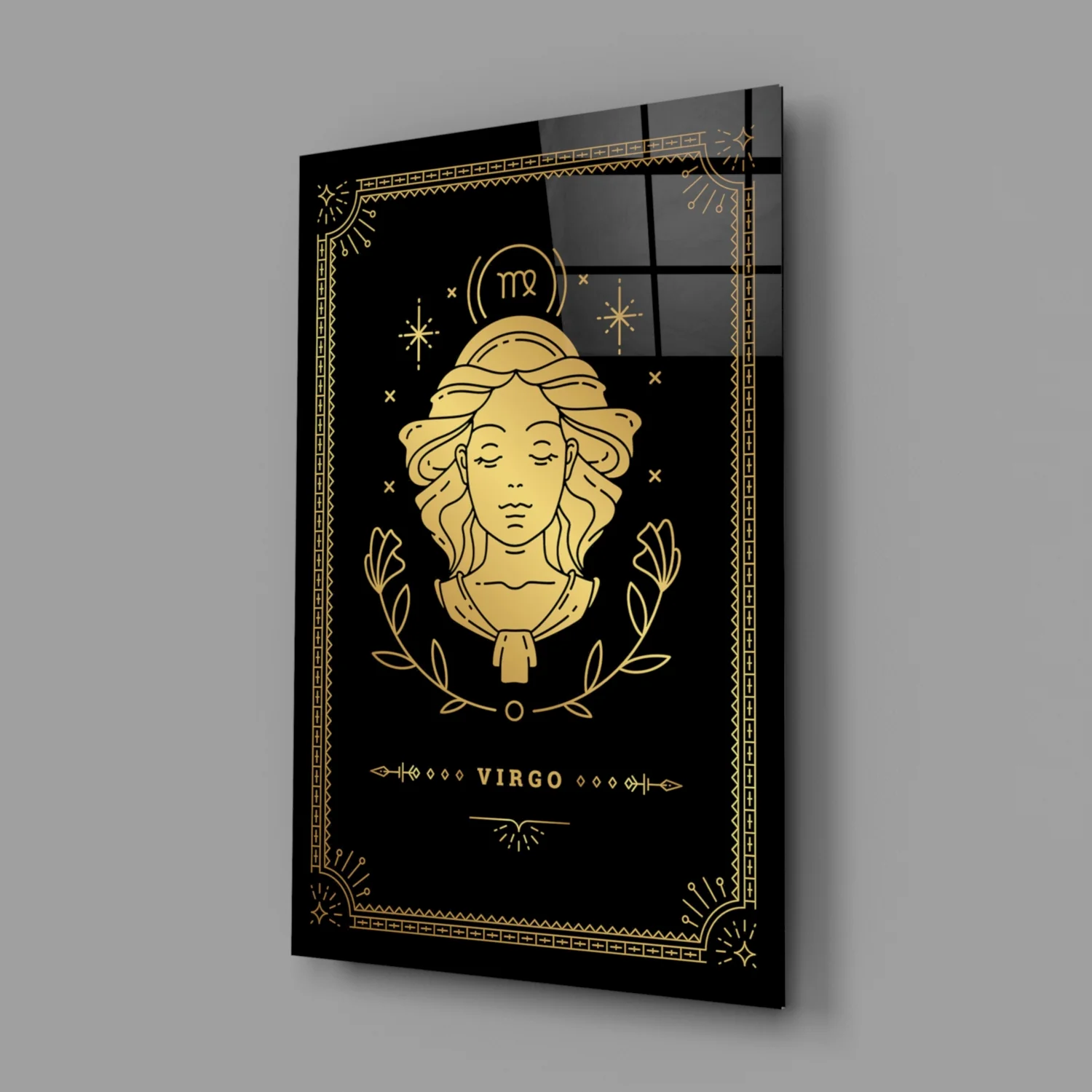Virgo Glass Wall Art - Image 2