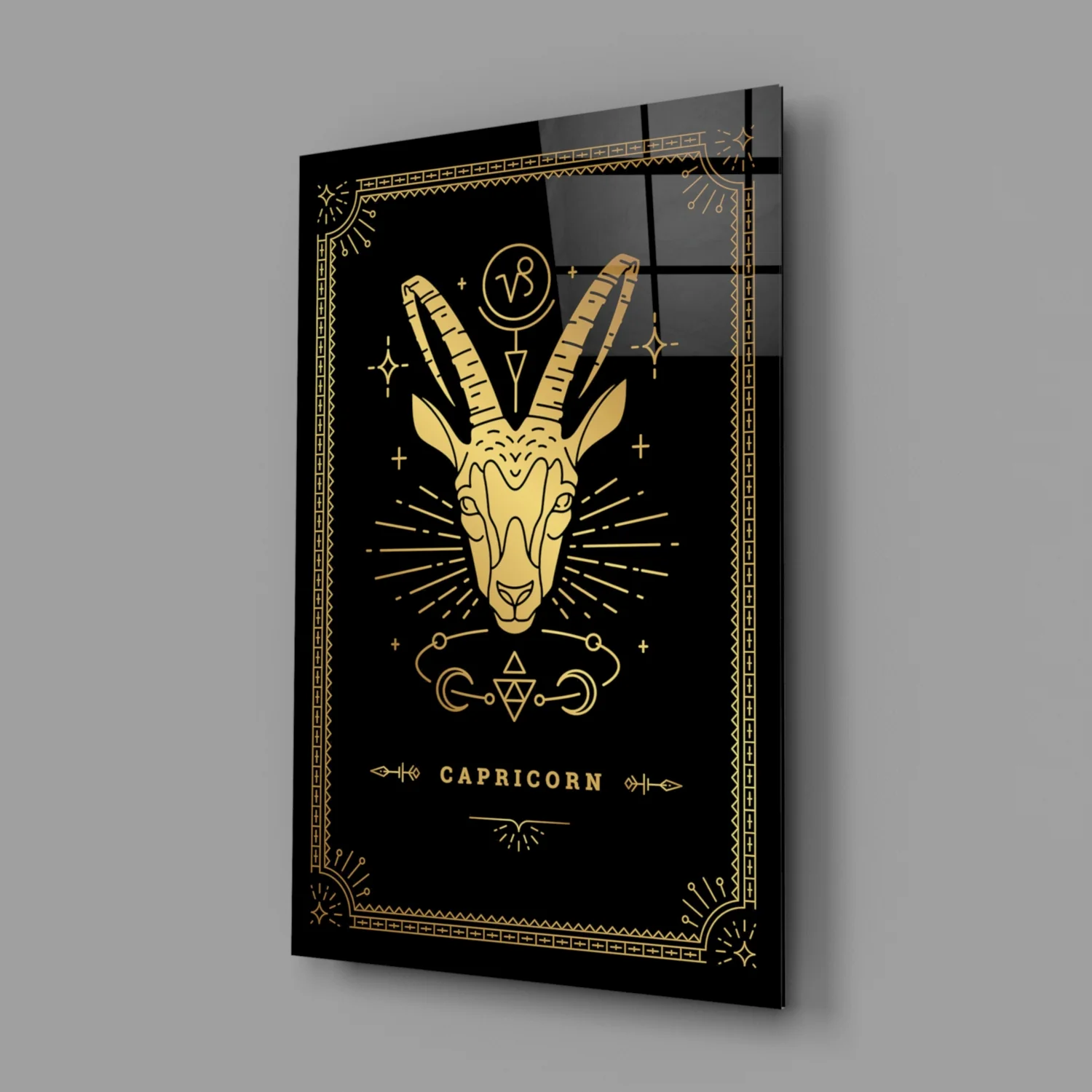 Capricorn Glass Wall Art - Image 2
