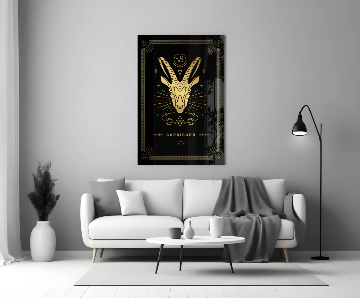 Capricorn Glass Wall Art - Image 3