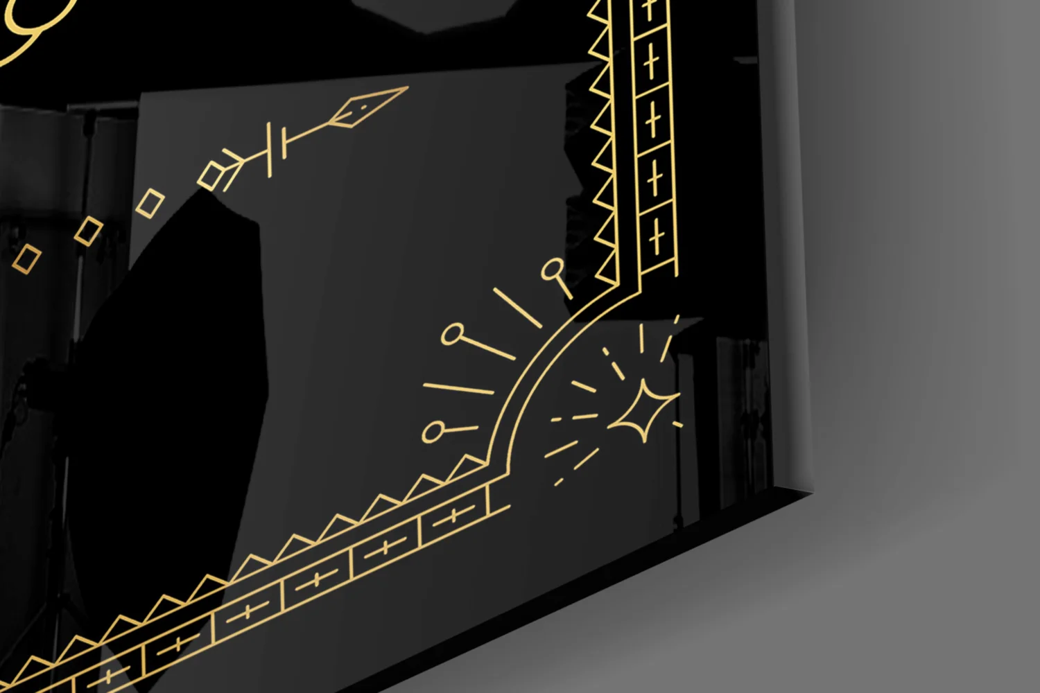 Libra Zodiac Sign Glass Wall Art - Image 7