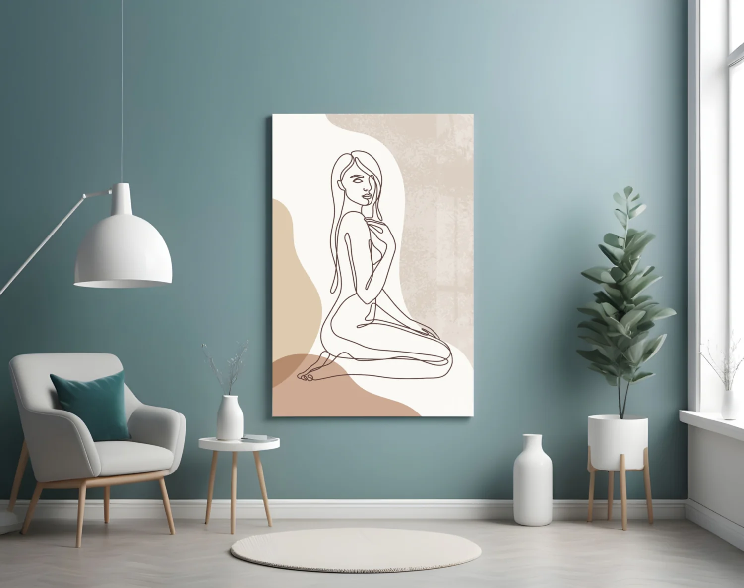 Woman's Art Glass Wall Art - Image 4