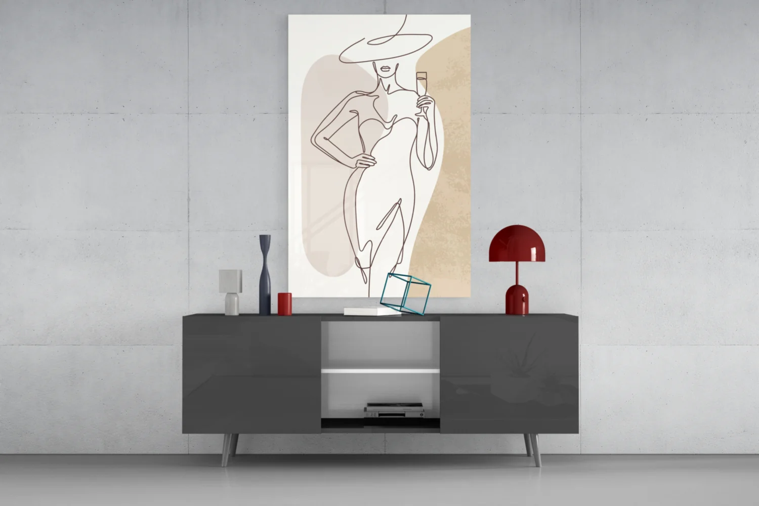 Woman's Art Glass Wall Art - Image 8