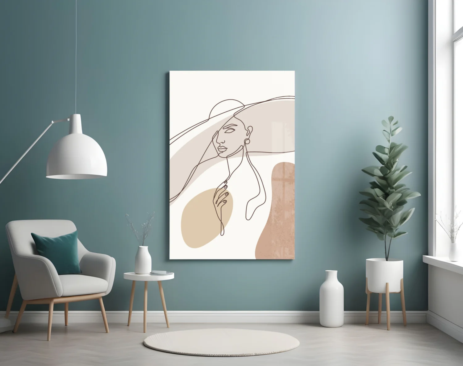 Woman's Art Glass Wall Art - Image 4
