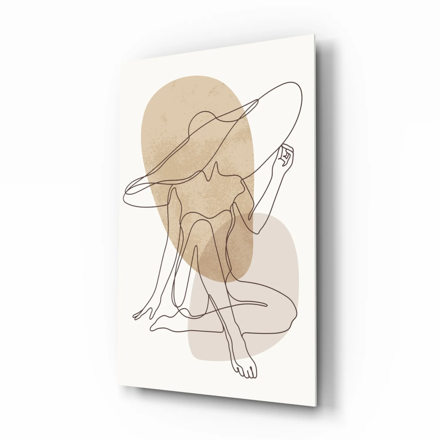 Woman's Art Glass Wall Art