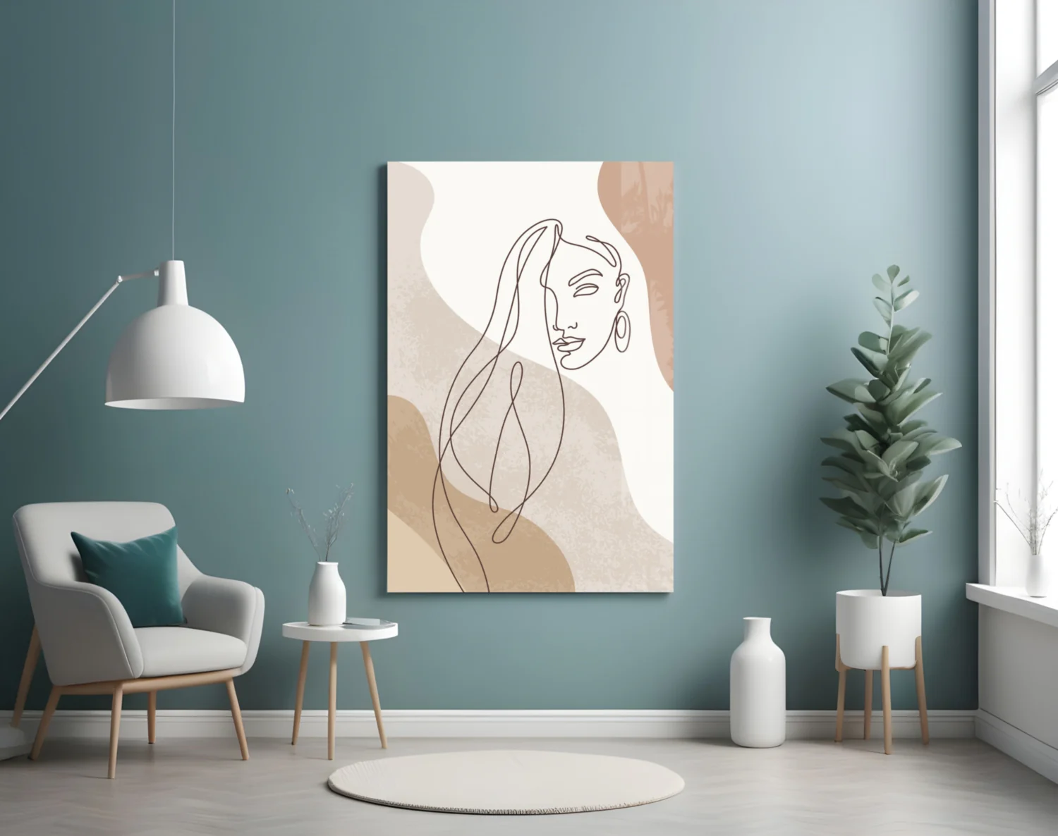 Woman's Art Glass Wall Art - Image 4