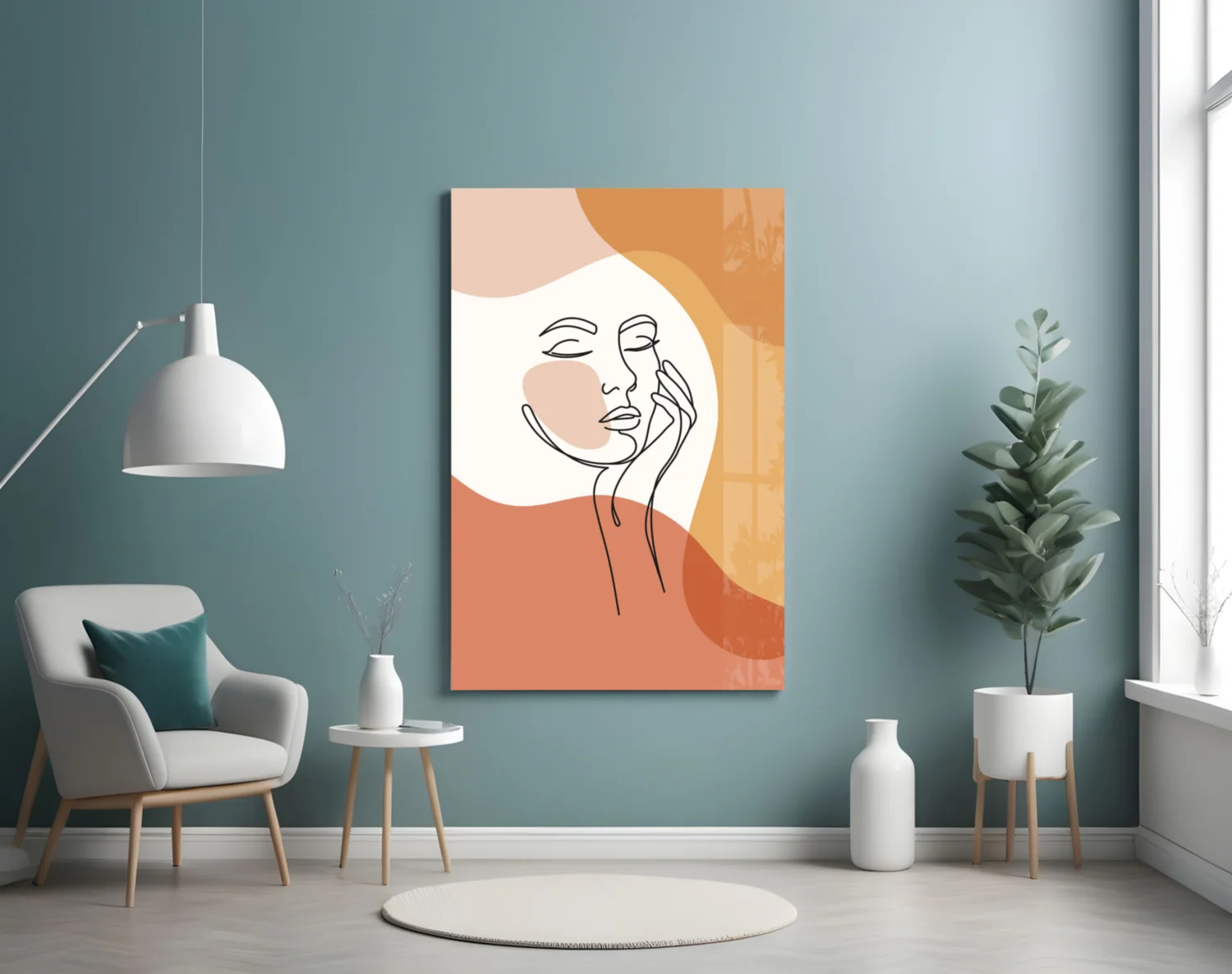Woman's Art Glass Wall Art - Image 4