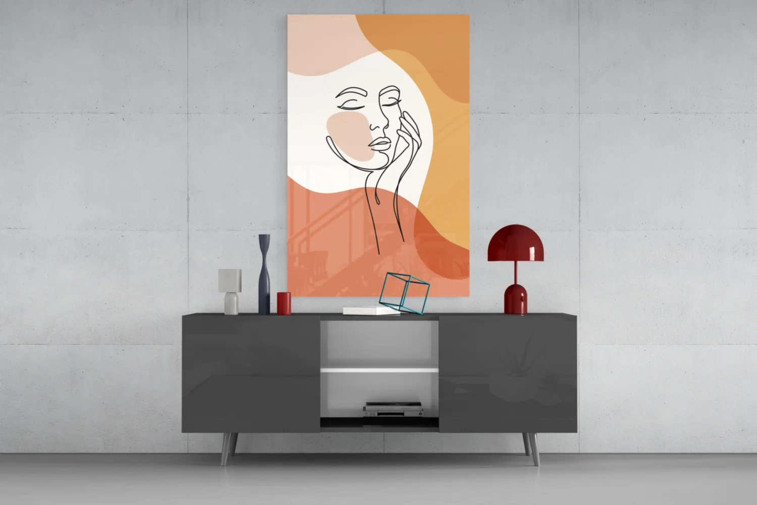 Woman's Art Glass Wall Art - Image 8