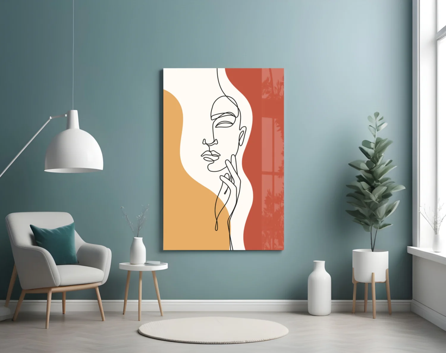 Woman's Art Glass Wall Art - Image 4