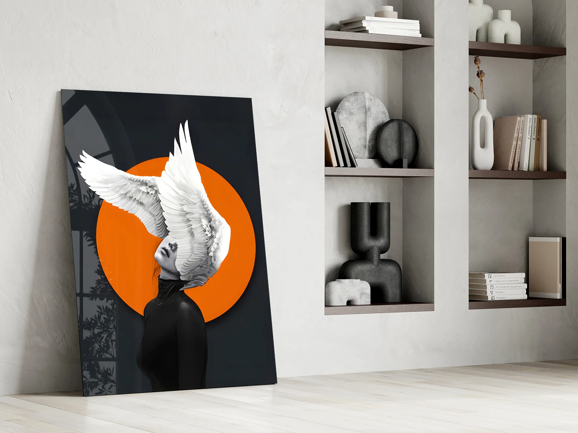Wings of My Mind Glass Wall Art - Image 7