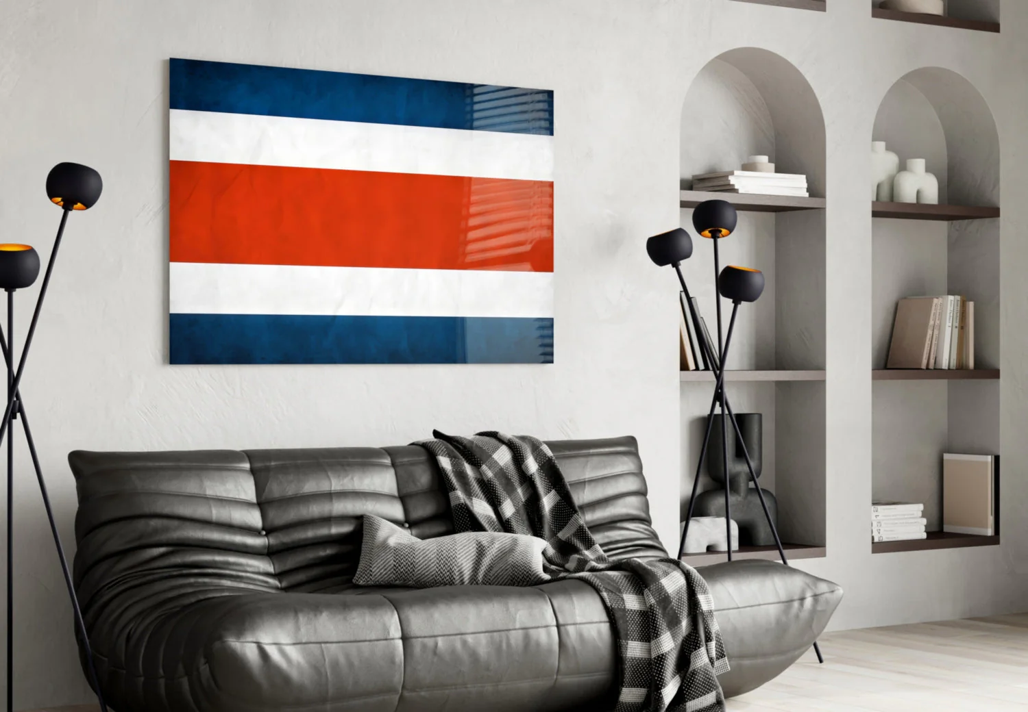 Thailand Flag Wall Art Glass Wall Art - Image 4