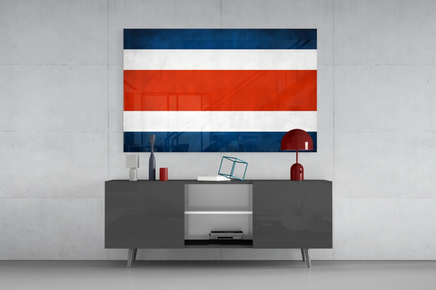 Thailand Flag Wall Art Glass Wall Art - Image 8