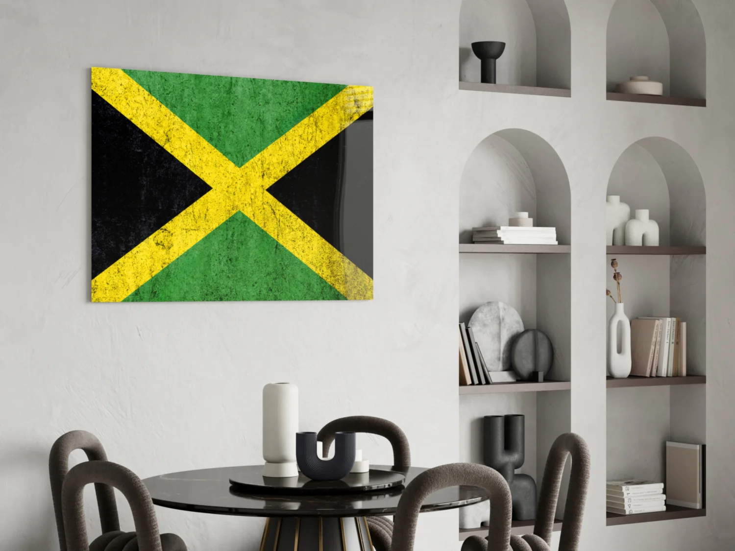 Flag of Jamaica Glass Wall Art - Image 6