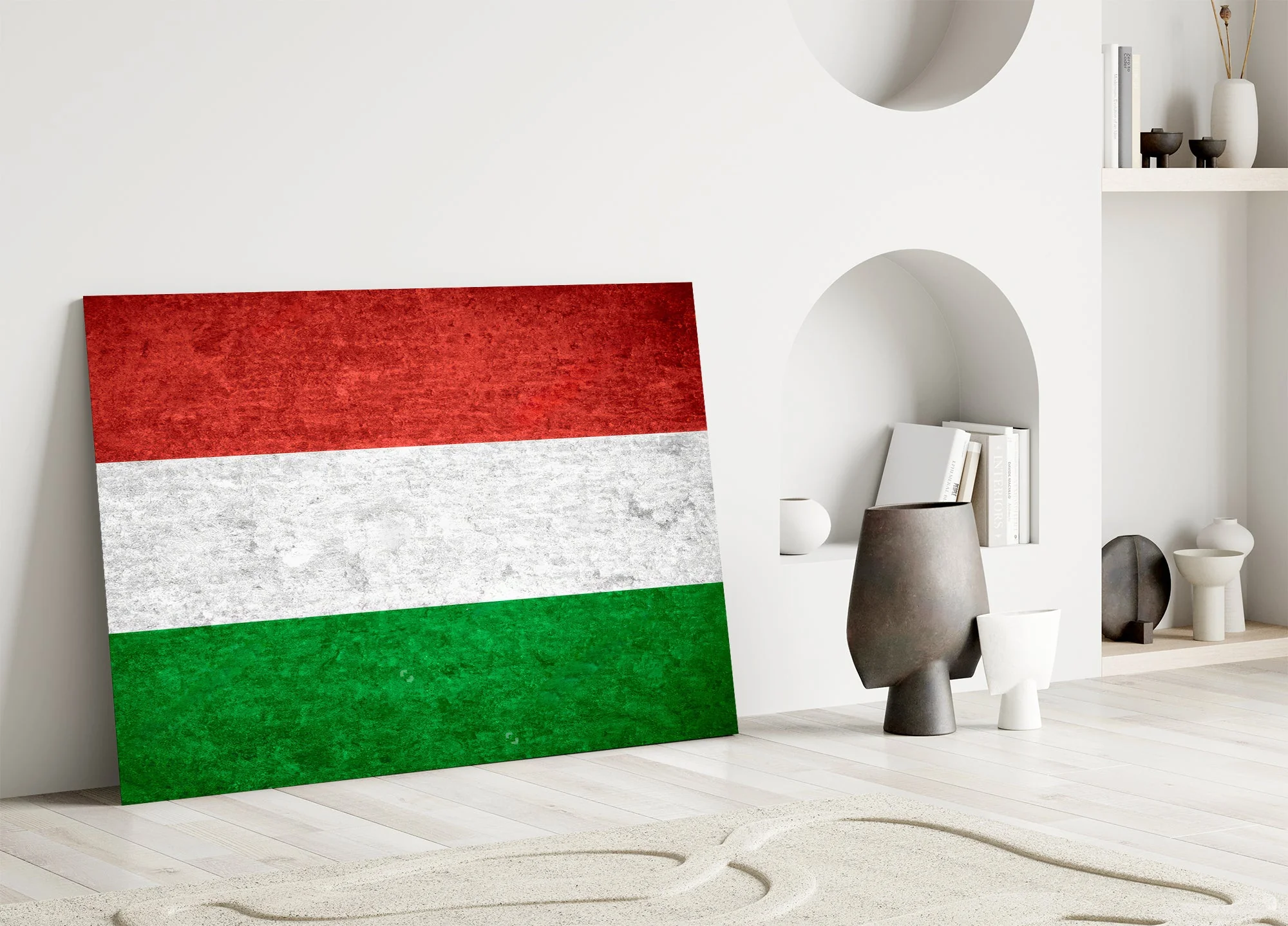 Flag of Hungary Glass Wall Art - Image 5