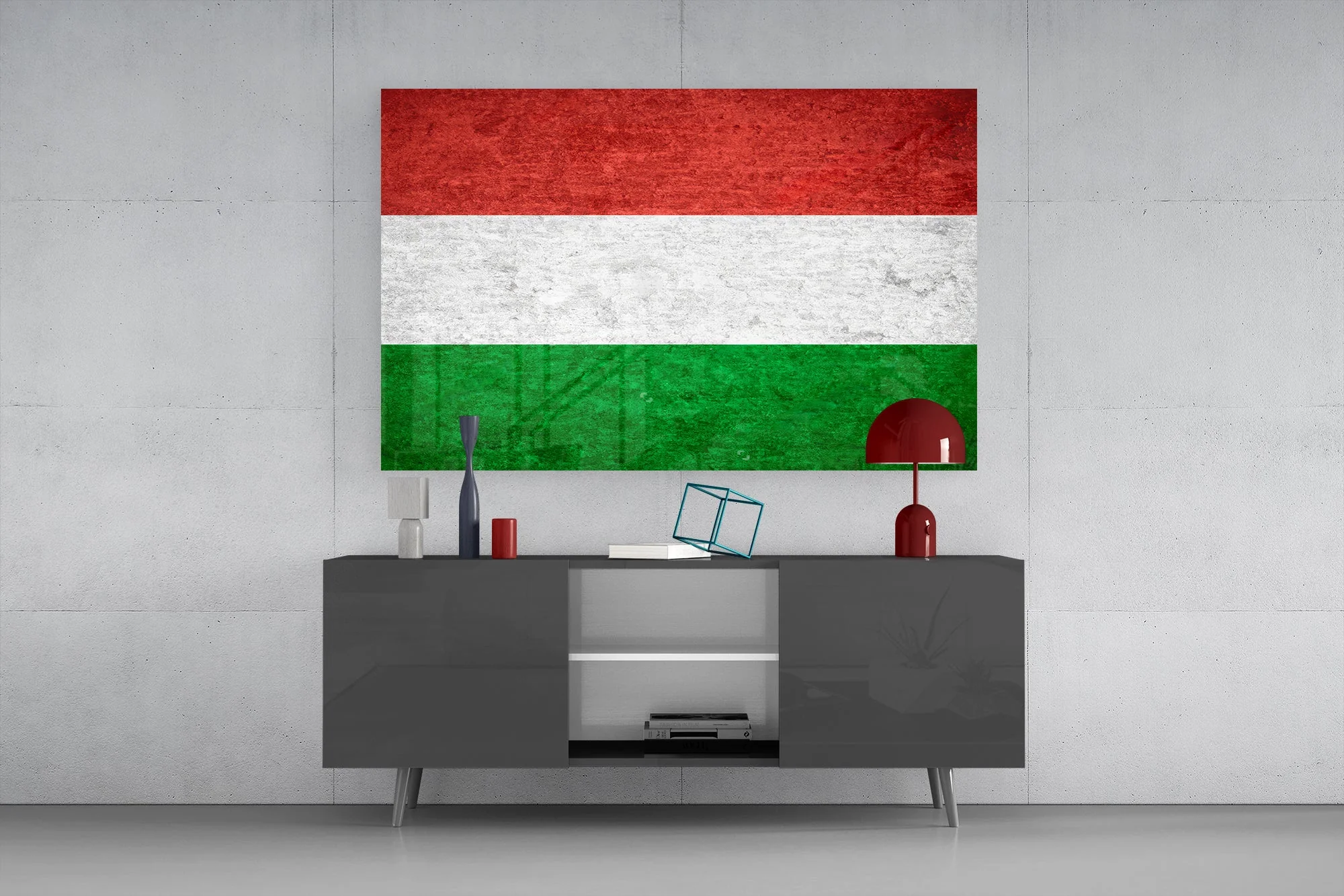 Flag of Hungary Glass Wall Art - Image 8