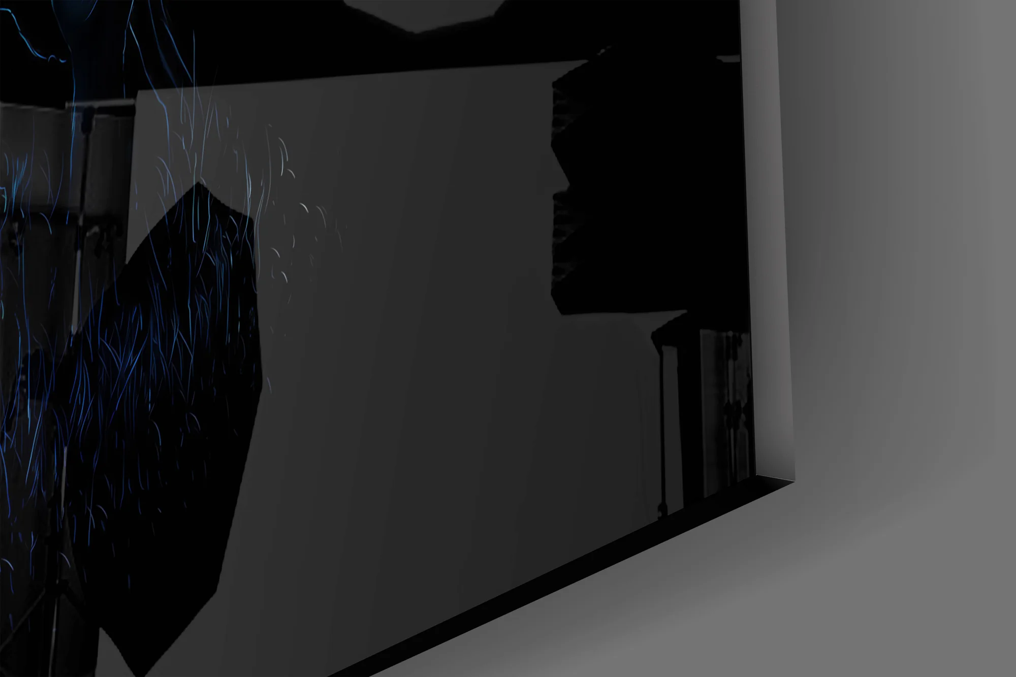 Elephant Galaxy Glass Wall Art - Image 3