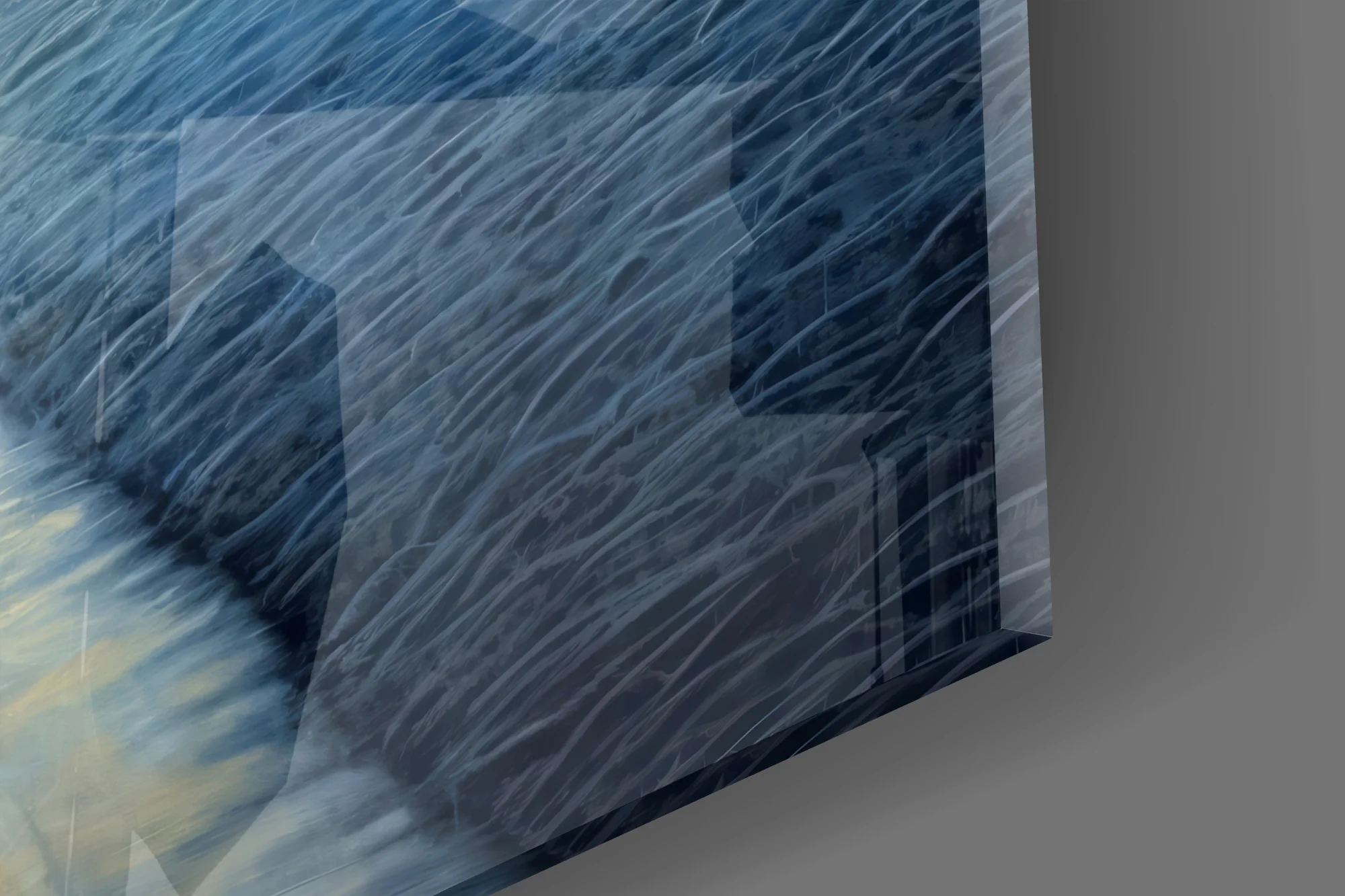 Moonlit Path Glass Wall Art - Image 3