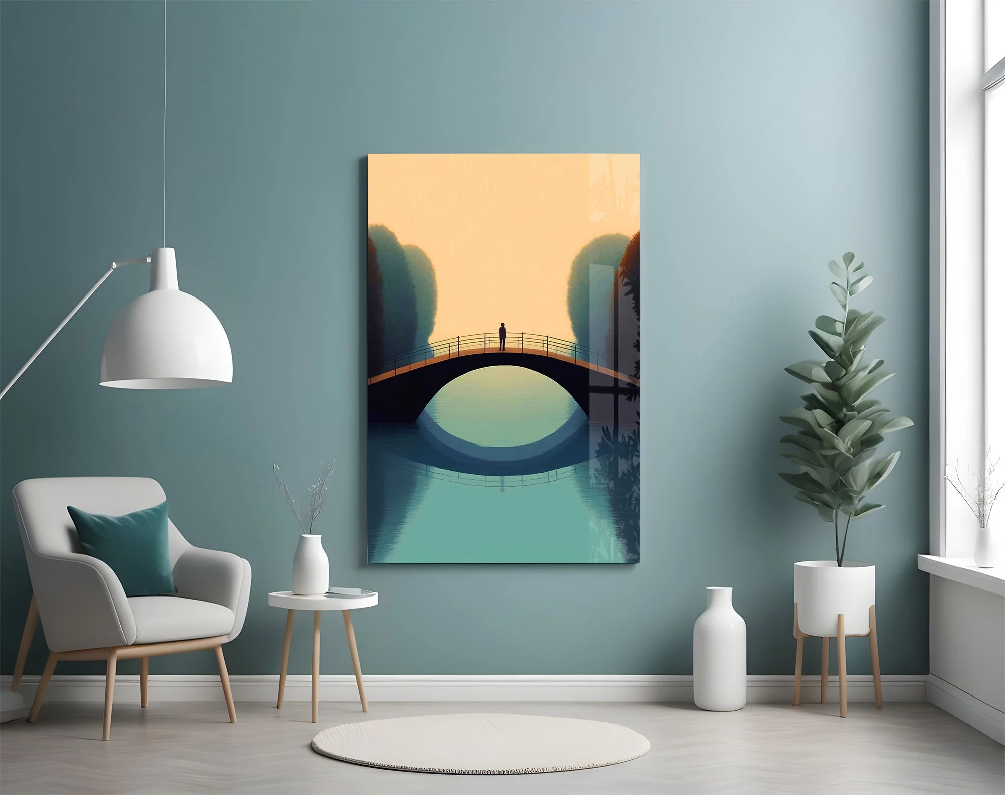Picturesque Scenery Glass Wall Art - Image 4