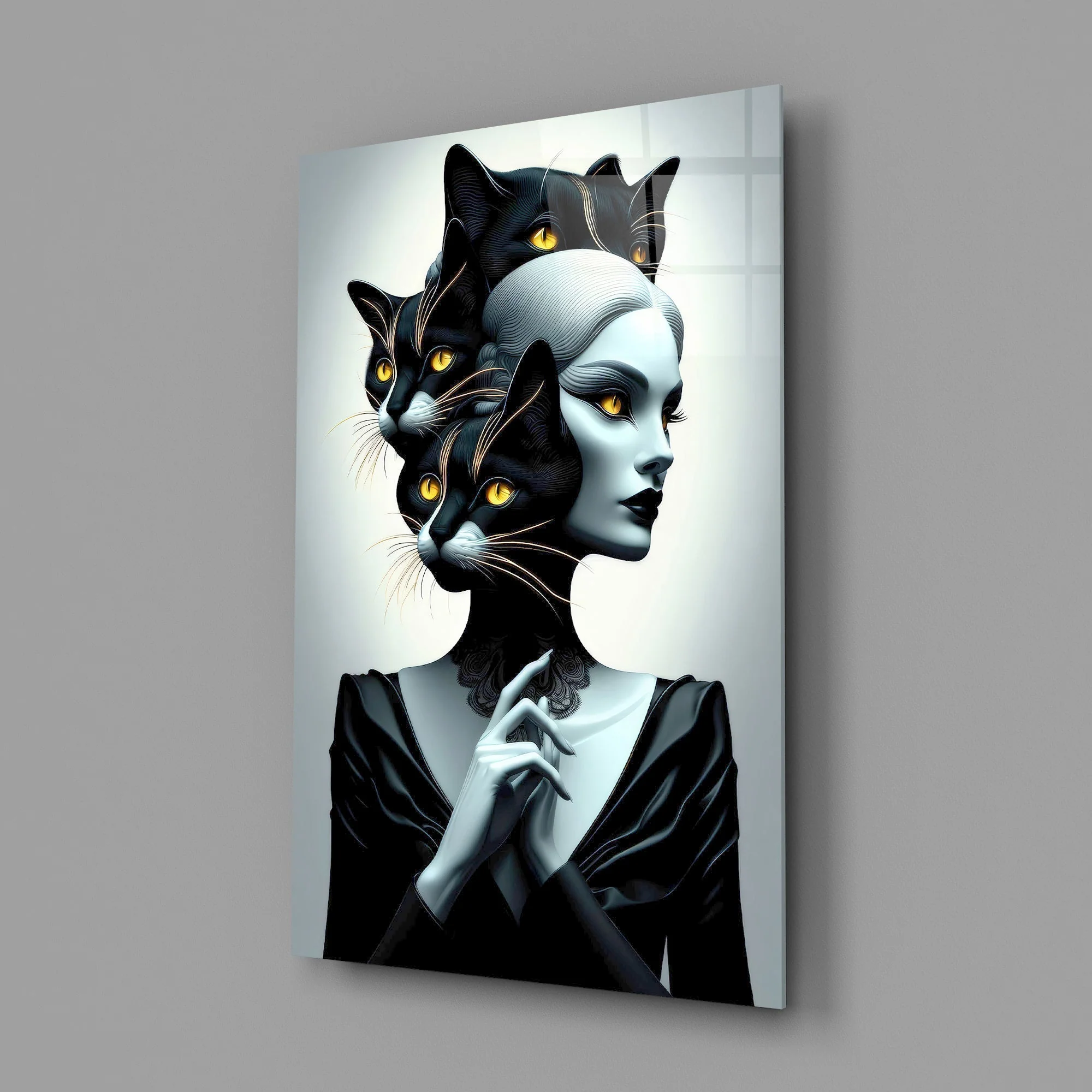 Dark Fantasy Glass Wall Art - Image 2