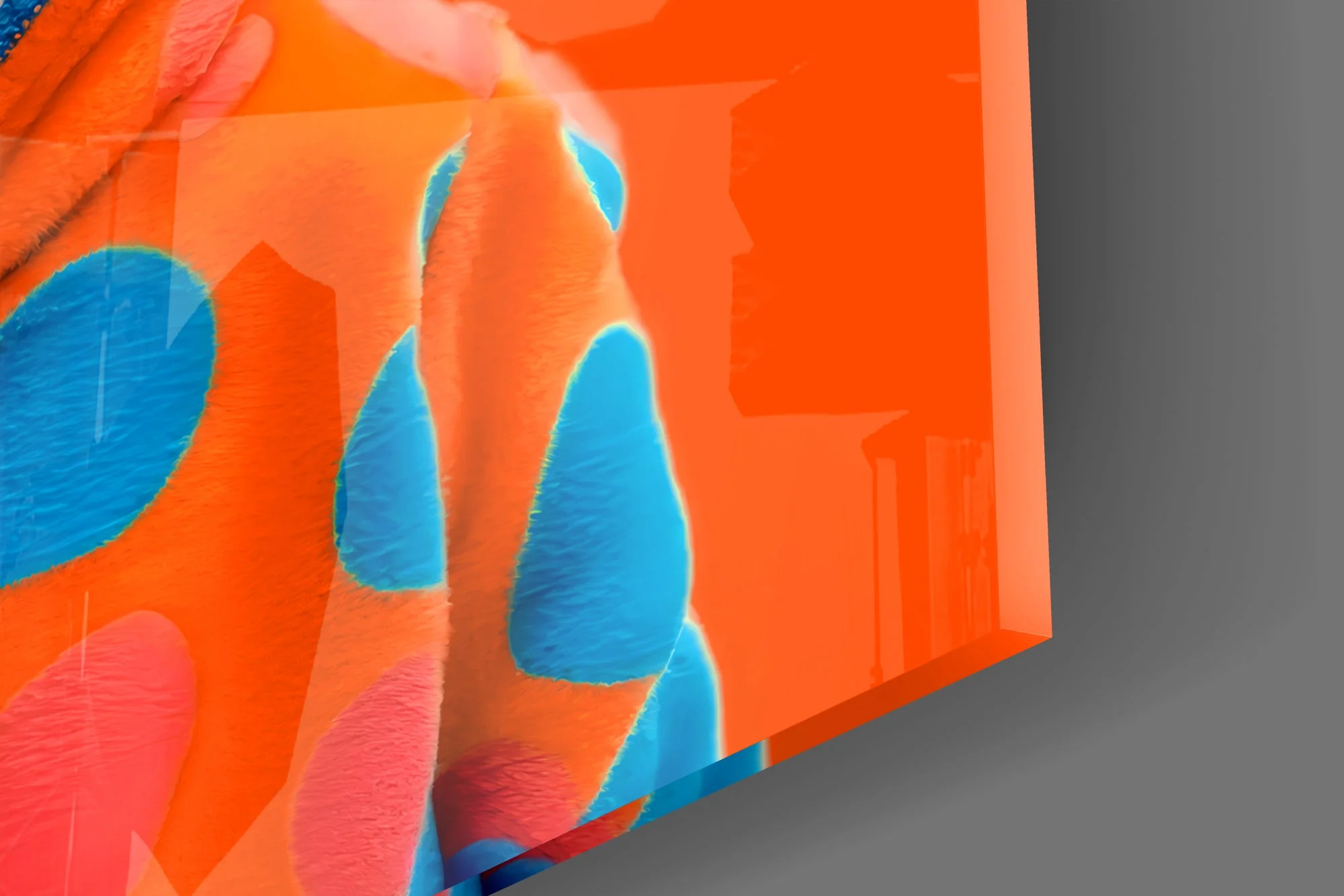 Giraffe Fashion Icon Artwork Glass Wall Art - Image 3