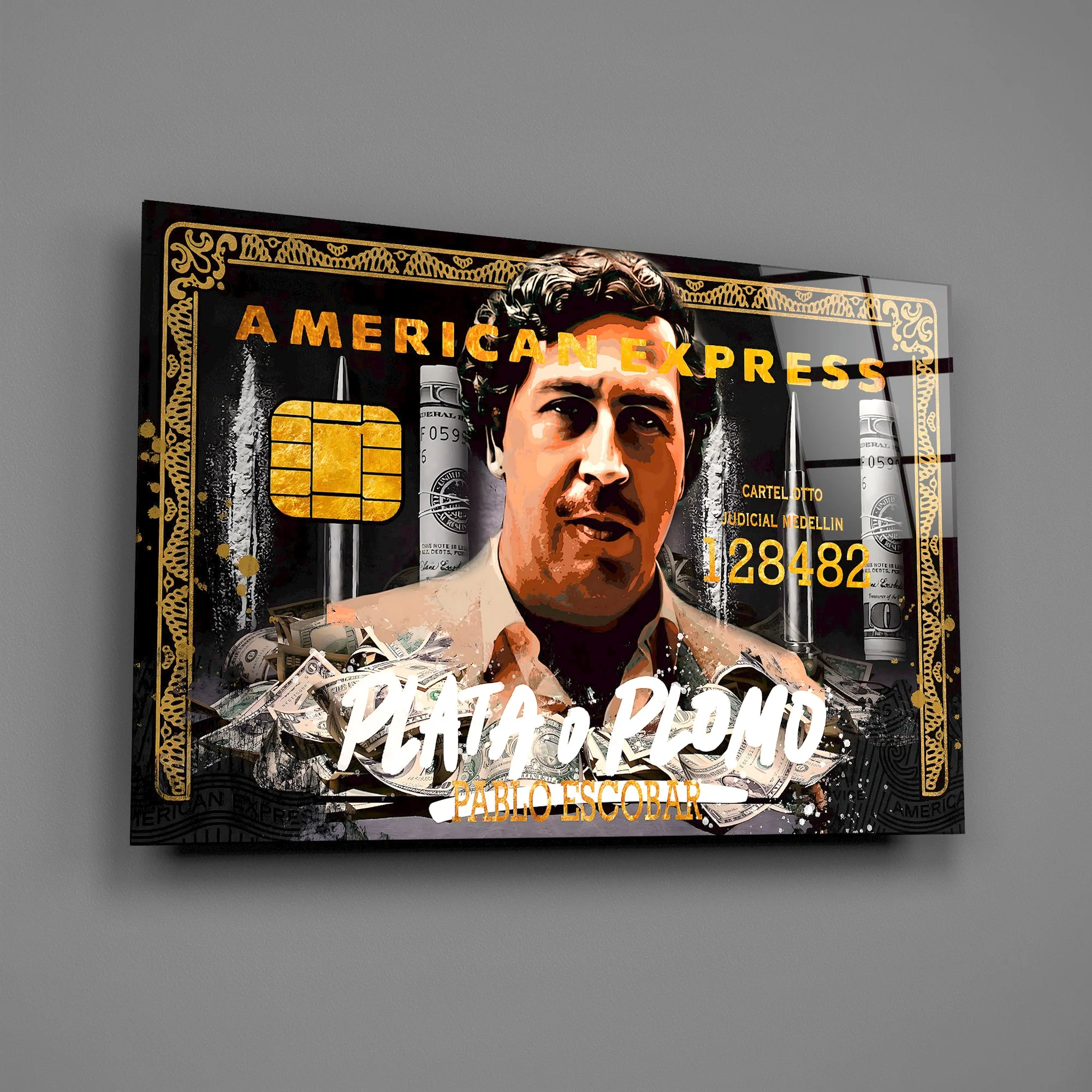 American Express Wall Art Glass Wall Art - Image 2