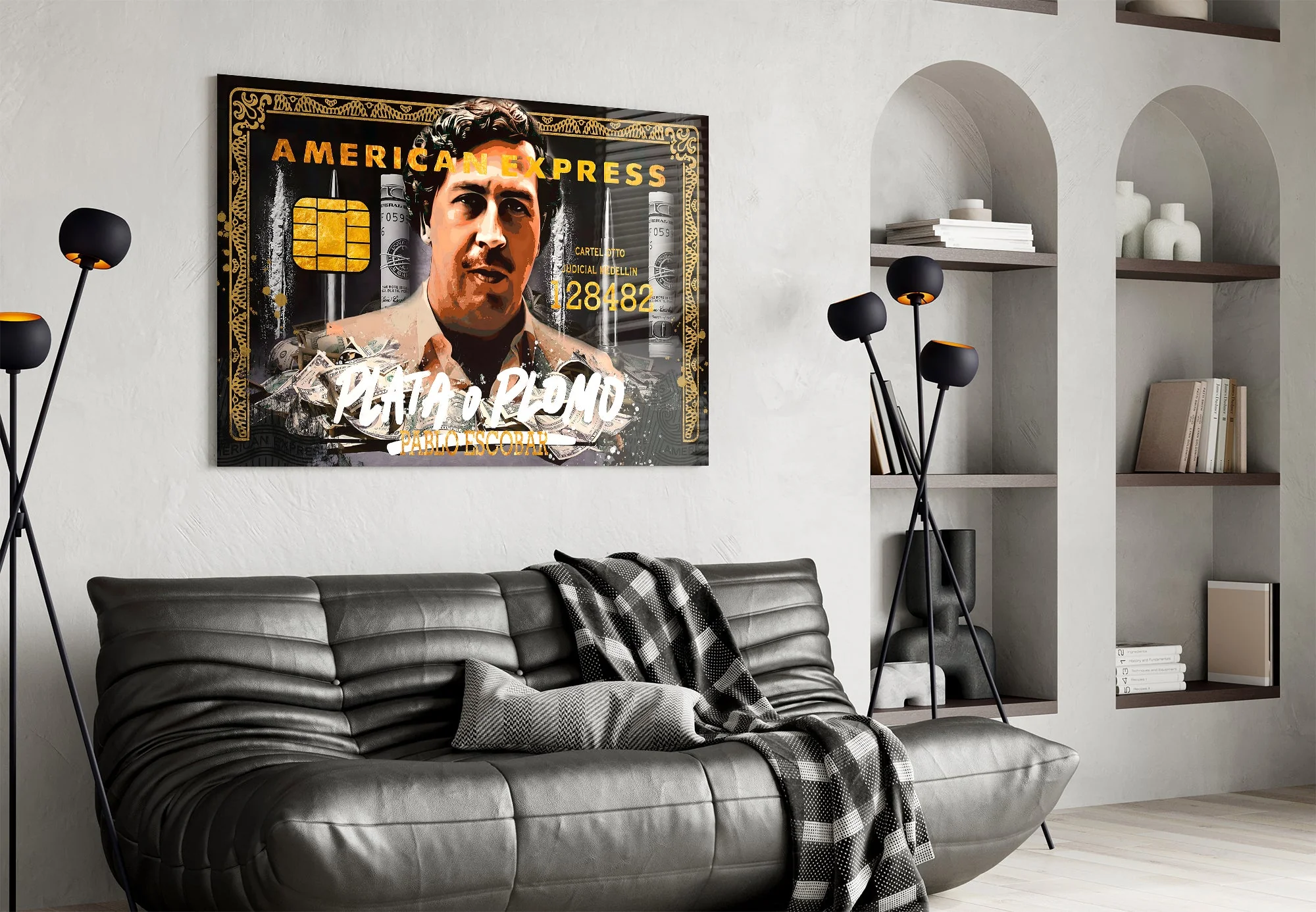 American Express Wall Art Glass Wall Art - Image 4